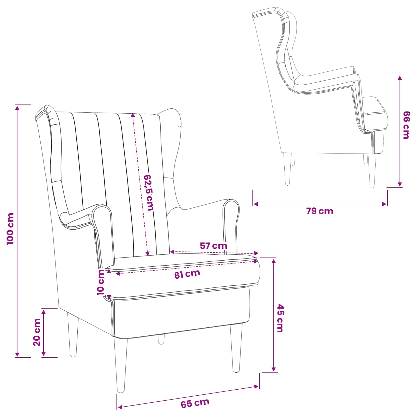 Fauteuil Zeegroen Fluweel is nu te koop bij PeponiXL, paradijselijk wonen!