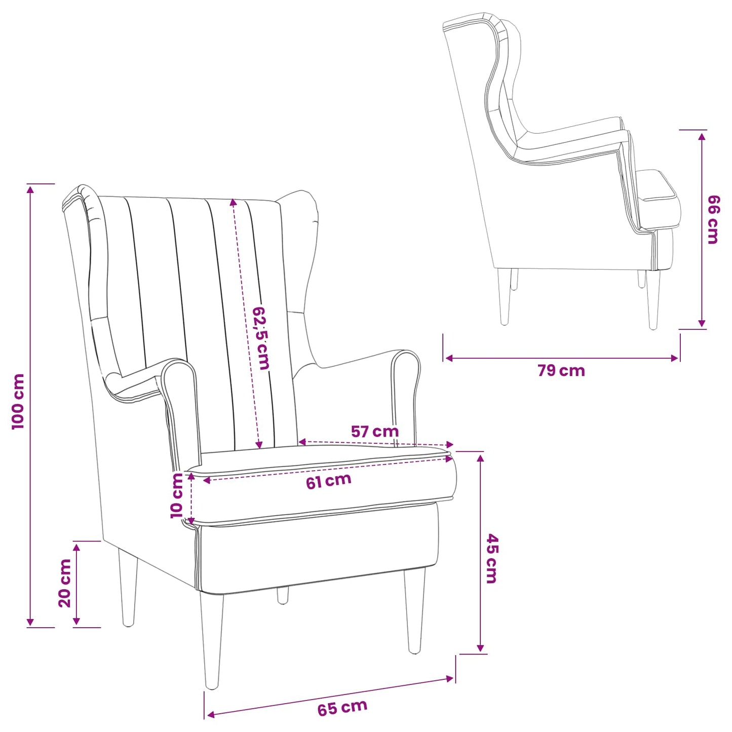 Fauteuil Turquoise Fluweel is nu te koop bij PeponiXL, paradijselijk wonen!