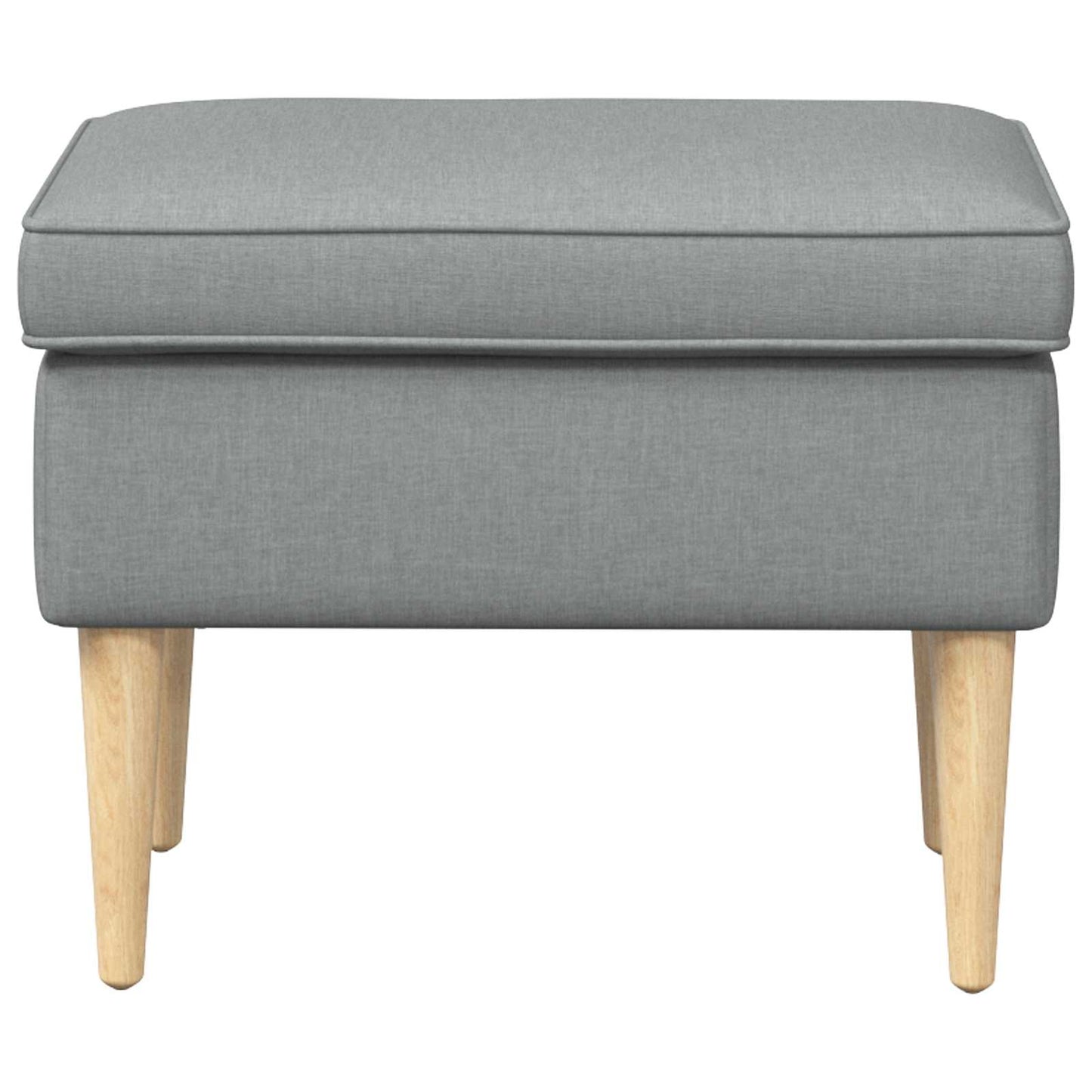 Voetenbank Lichtgrijs 55 x 35 x 41 cm Polyester is nu te koop bij PeponiXL, paradijselijk wonen!