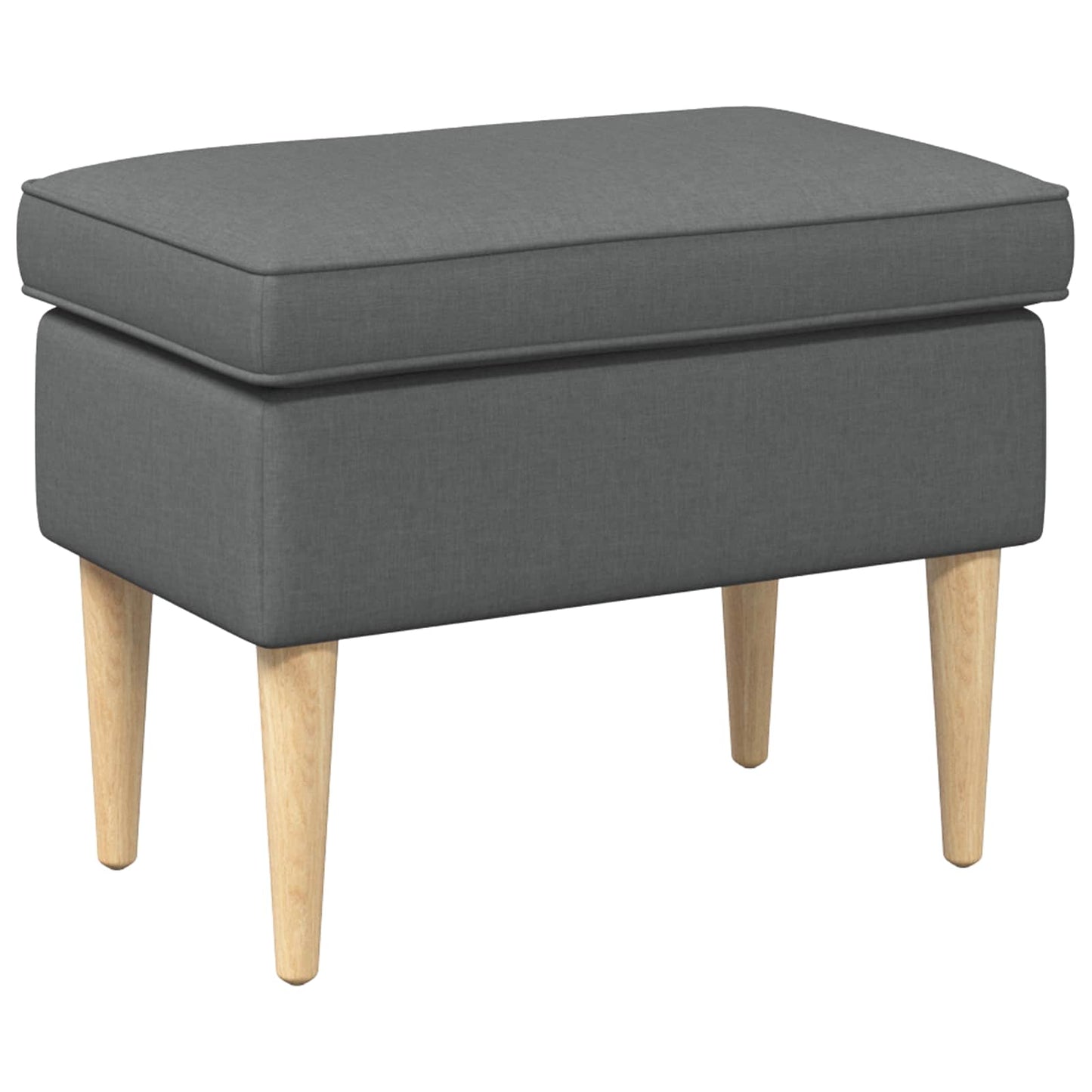 Voetenbank Donkergrijs 55 x 35 x 41 cm Polyester is nu te koop bij PeponiXL, paradijselijk wonen!