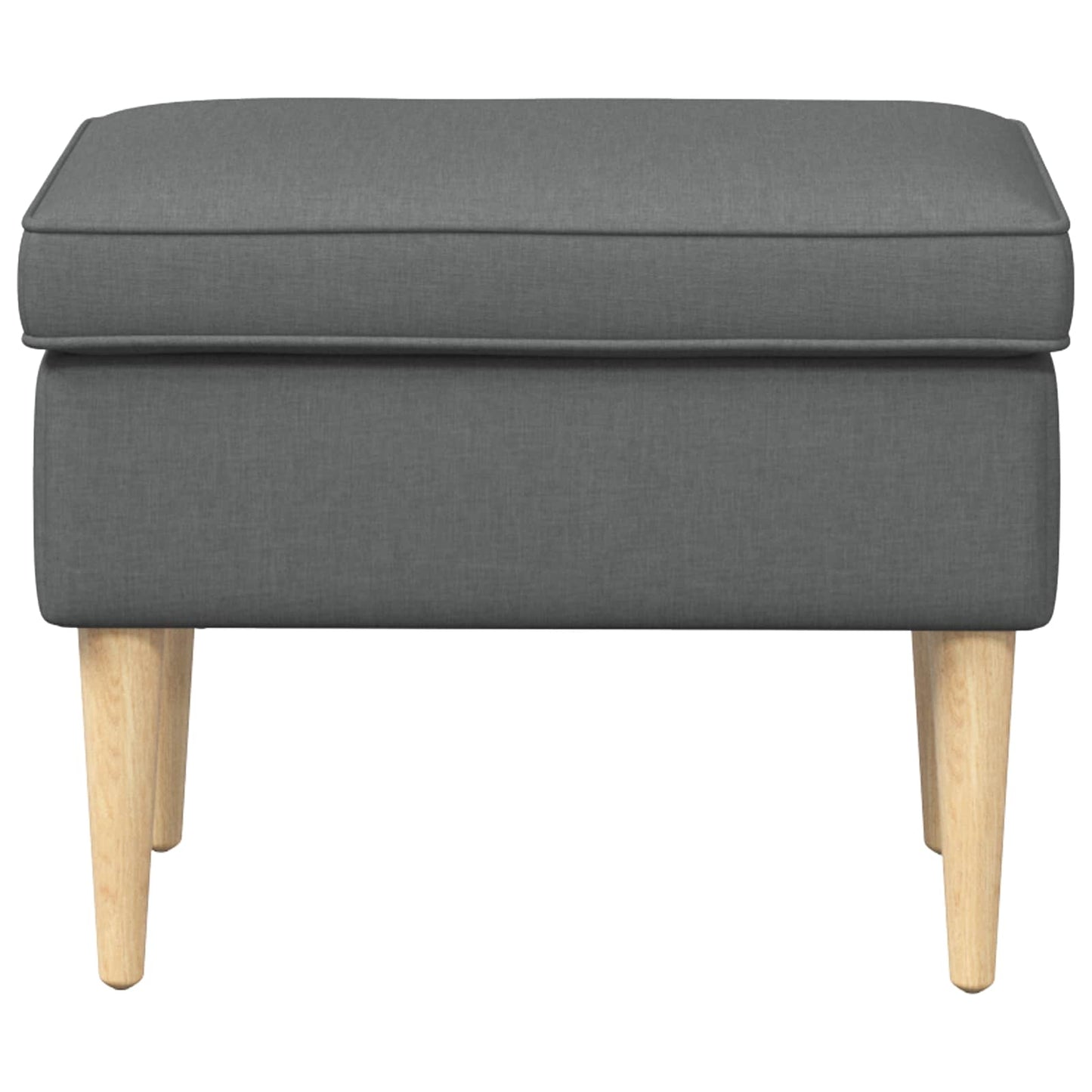 Voetenbank Donkergrijs 55 x 35 x 41 cm Polyester is nu te koop bij PeponiXL, paradijselijk wonen!