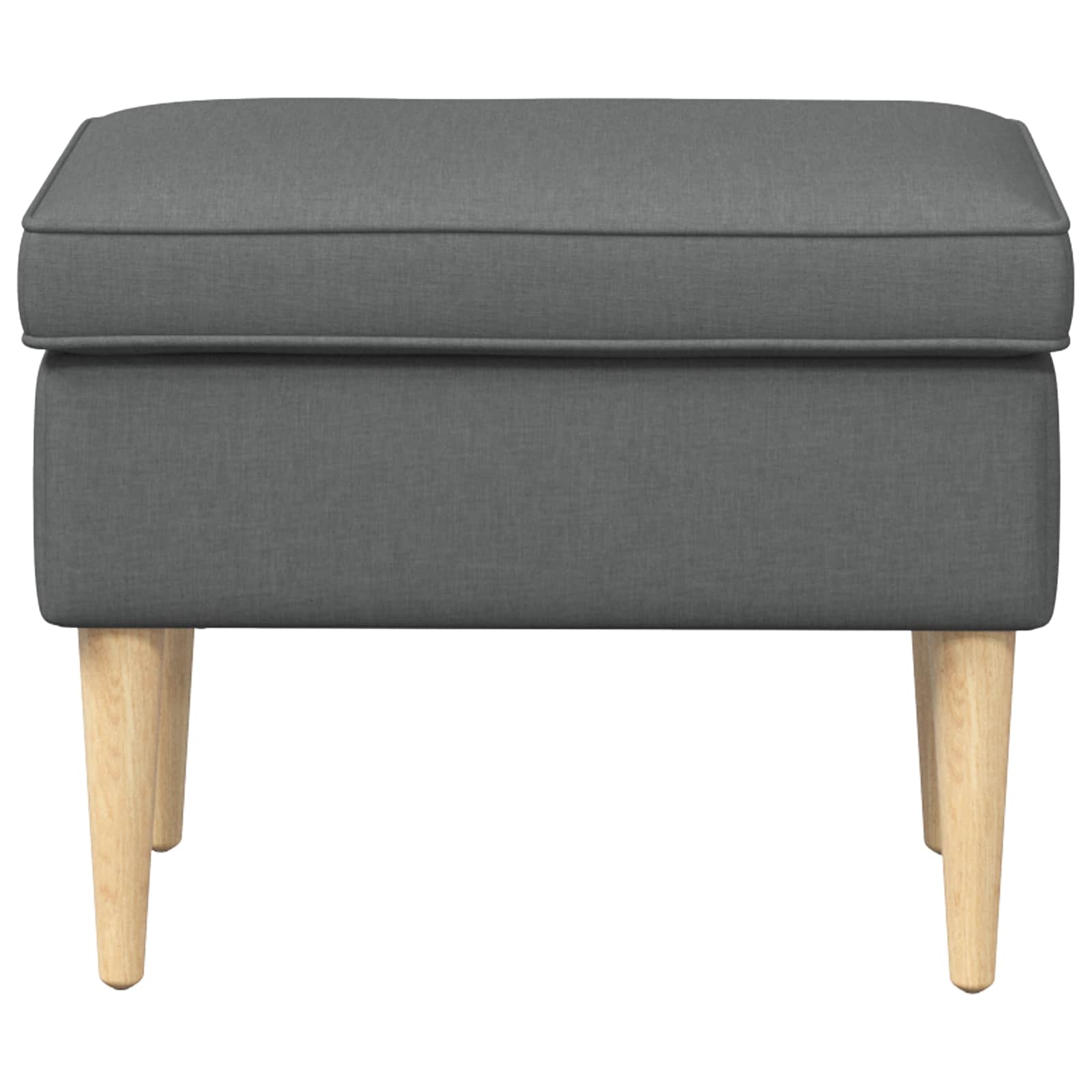 Voetenbank Donkergrijs 55 x 35 x 41 cm Polyester is nu te koop bij PeponiXL, paradijselijk wonen!