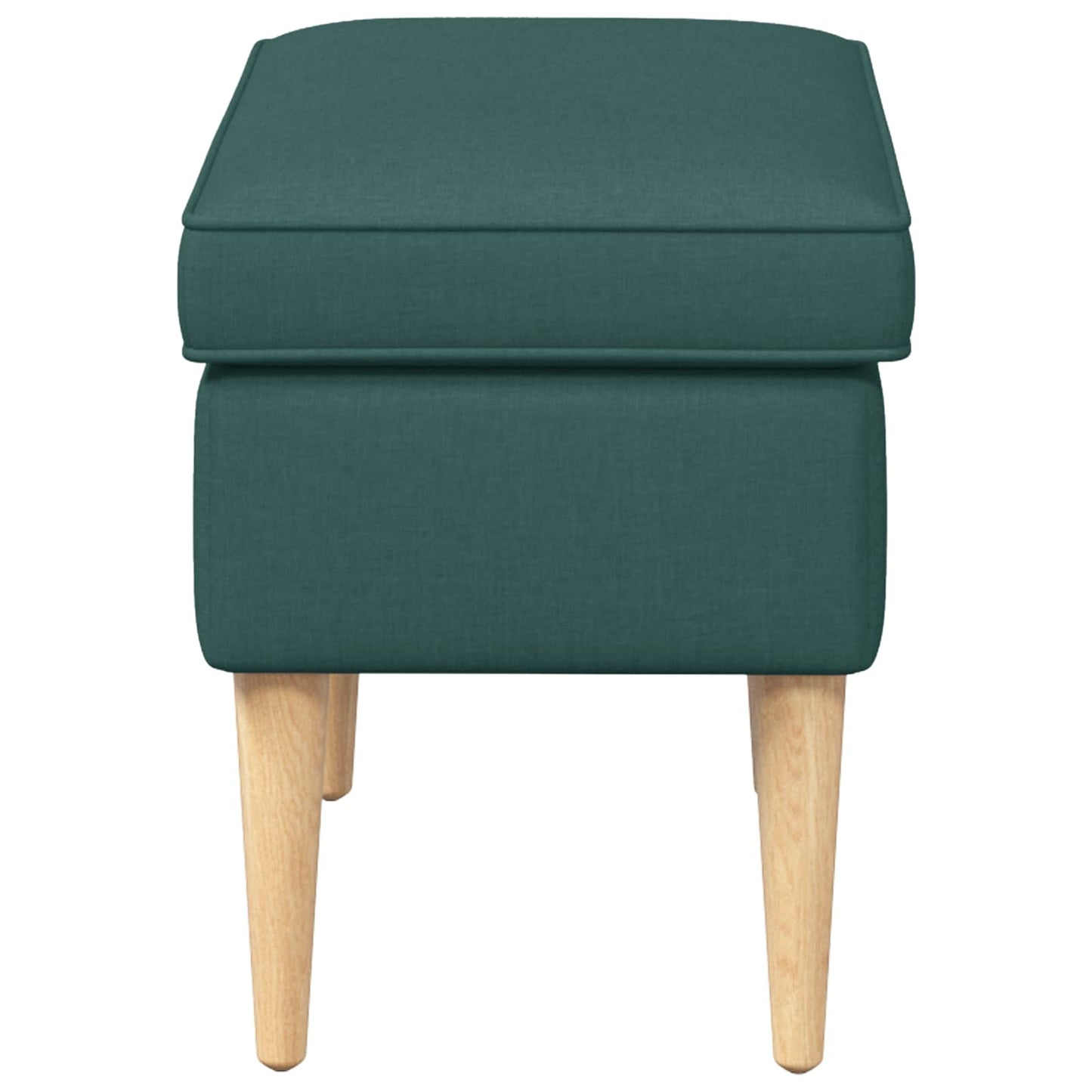 Voetenbank Donkergroen 55 x 35 x 41 cm Polyester is nu te koop bij PeponiXL, paradijselijk wonen!