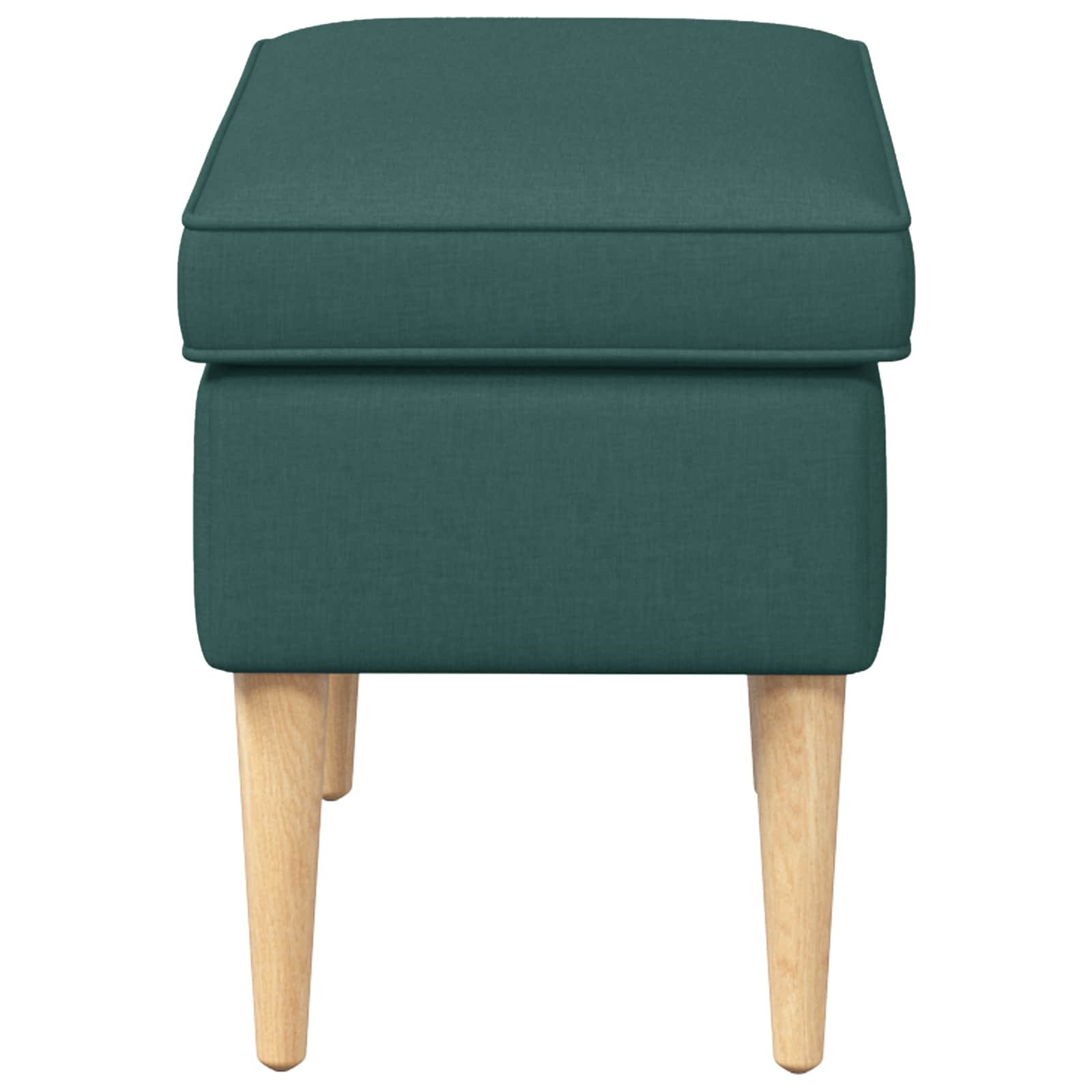 Voetenbank Donkergroen 55 x 35 x 41 cm Polyester is nu te koop bij PeponiXL, paradijselijk wonen!