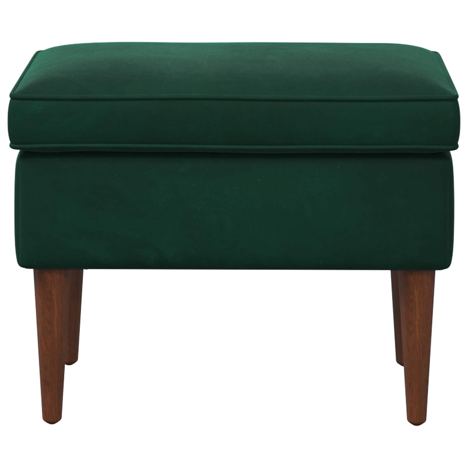 Voetenbank Donkergroen 55 x 35 x 41 cm Fluweel is nu te koop bij PeponiXL, paradijselijk wonen!