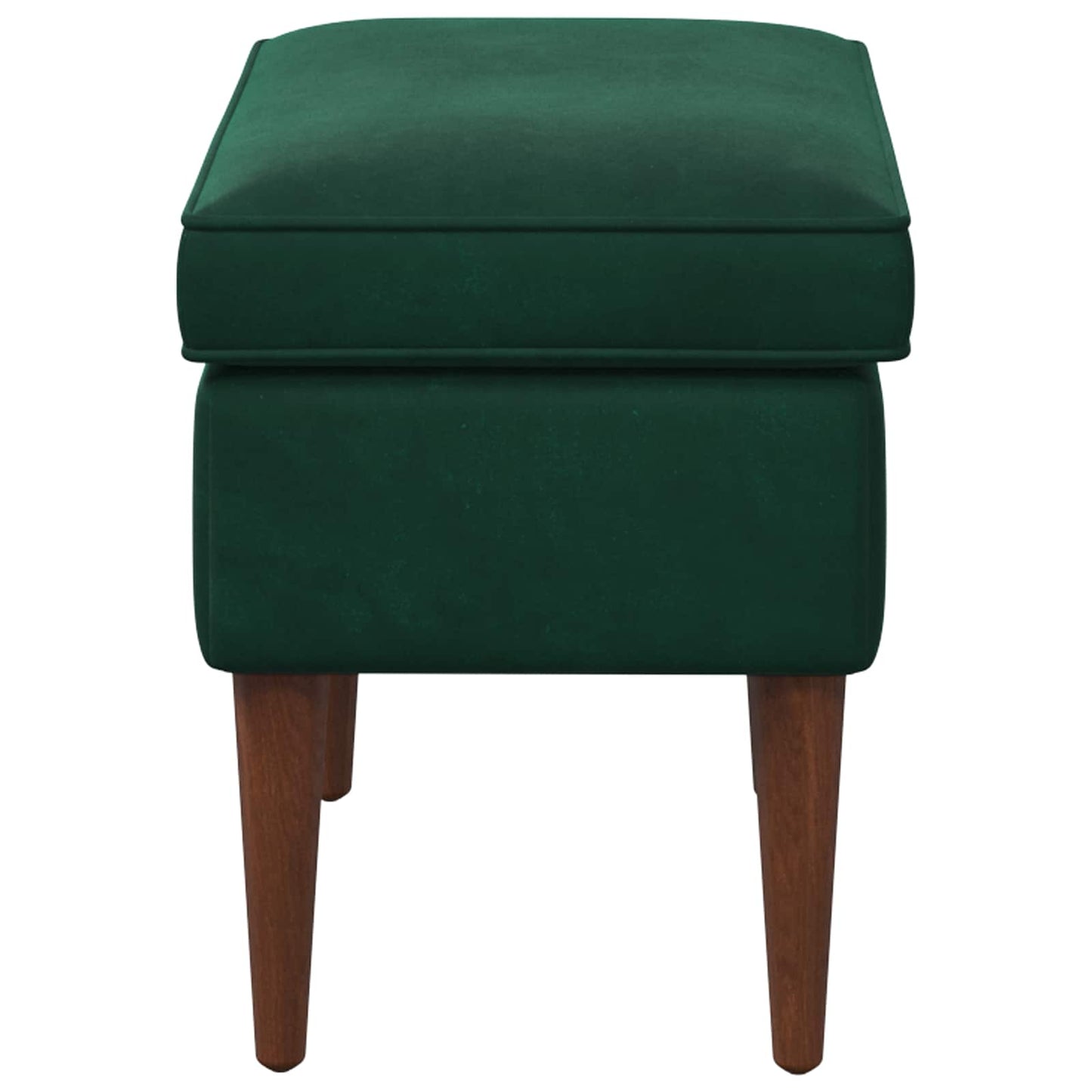 Voetenbank Donkergroen 55 x 35 x 41 cm Fluweel is nu te koop bij PeponiXL, paradijselijk wonen!