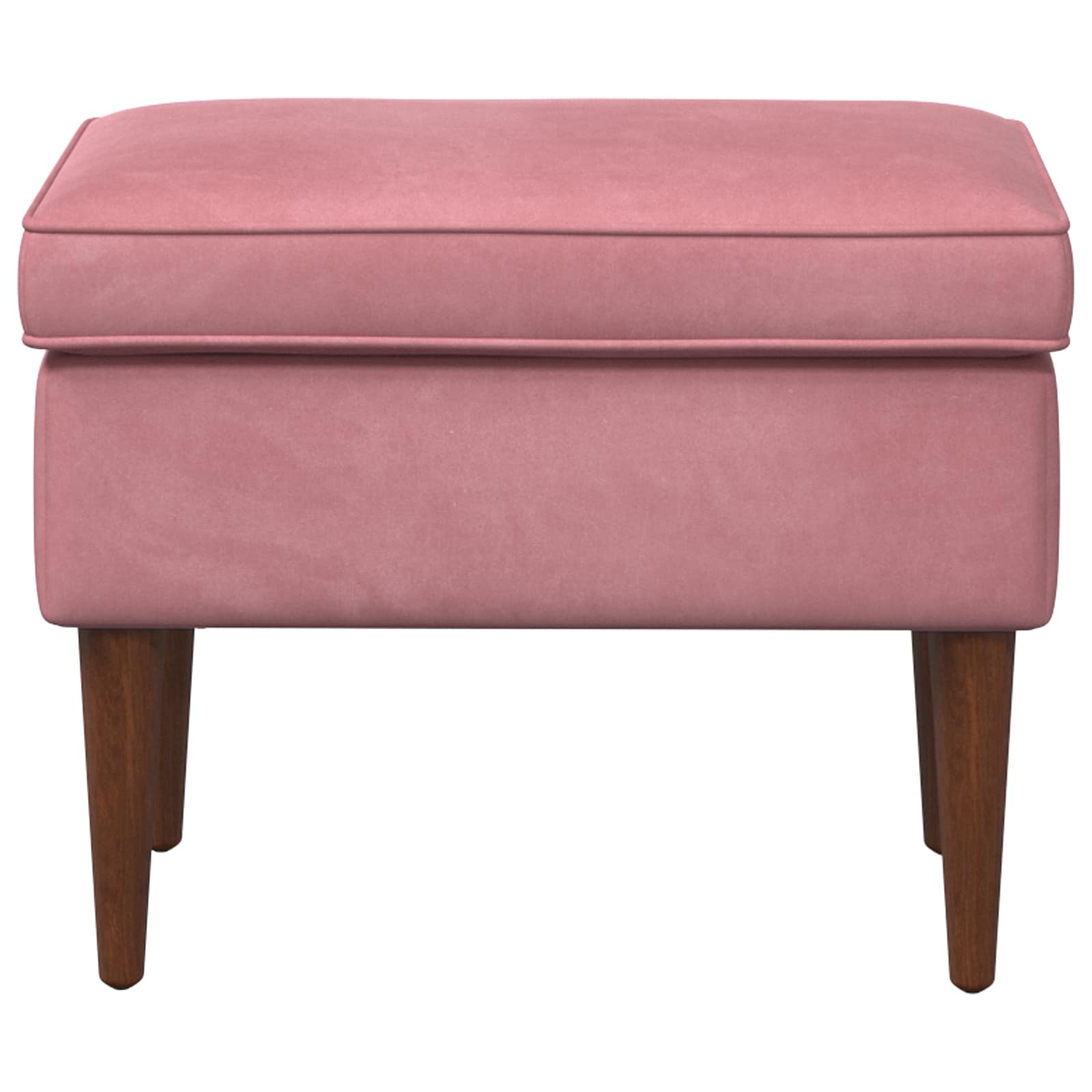 Voetenbank Roze 55 x 35 x 41 cm Fluweel is nu te koop bij PeponiXL, paradijselijk wonen!