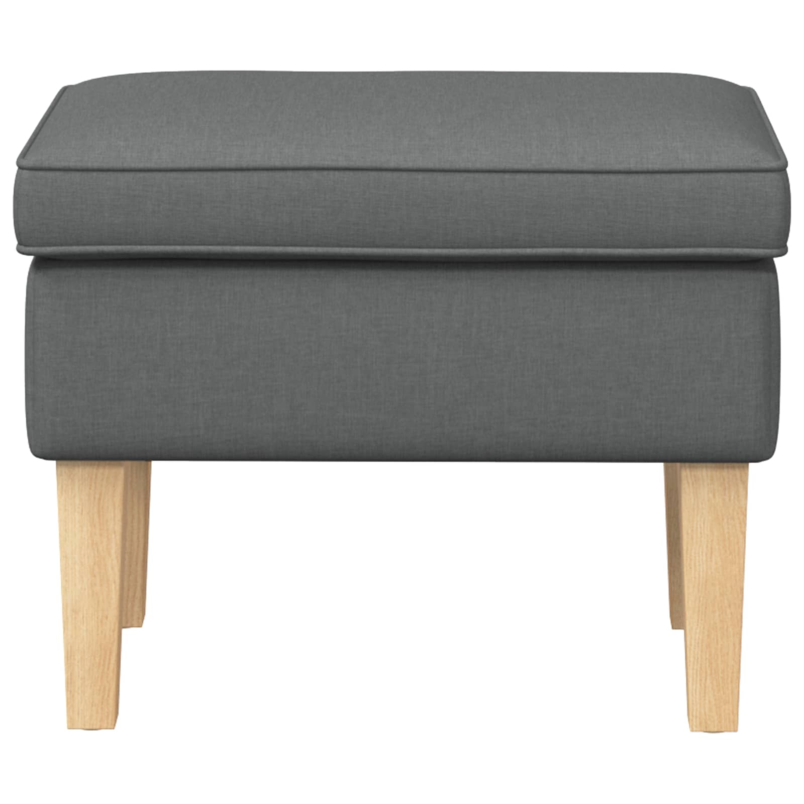 Voetenbank Donkergrijs 55 x 35 x 41 cm Stof is nu te koop bij PeponiXL, paradijselijk wonen!