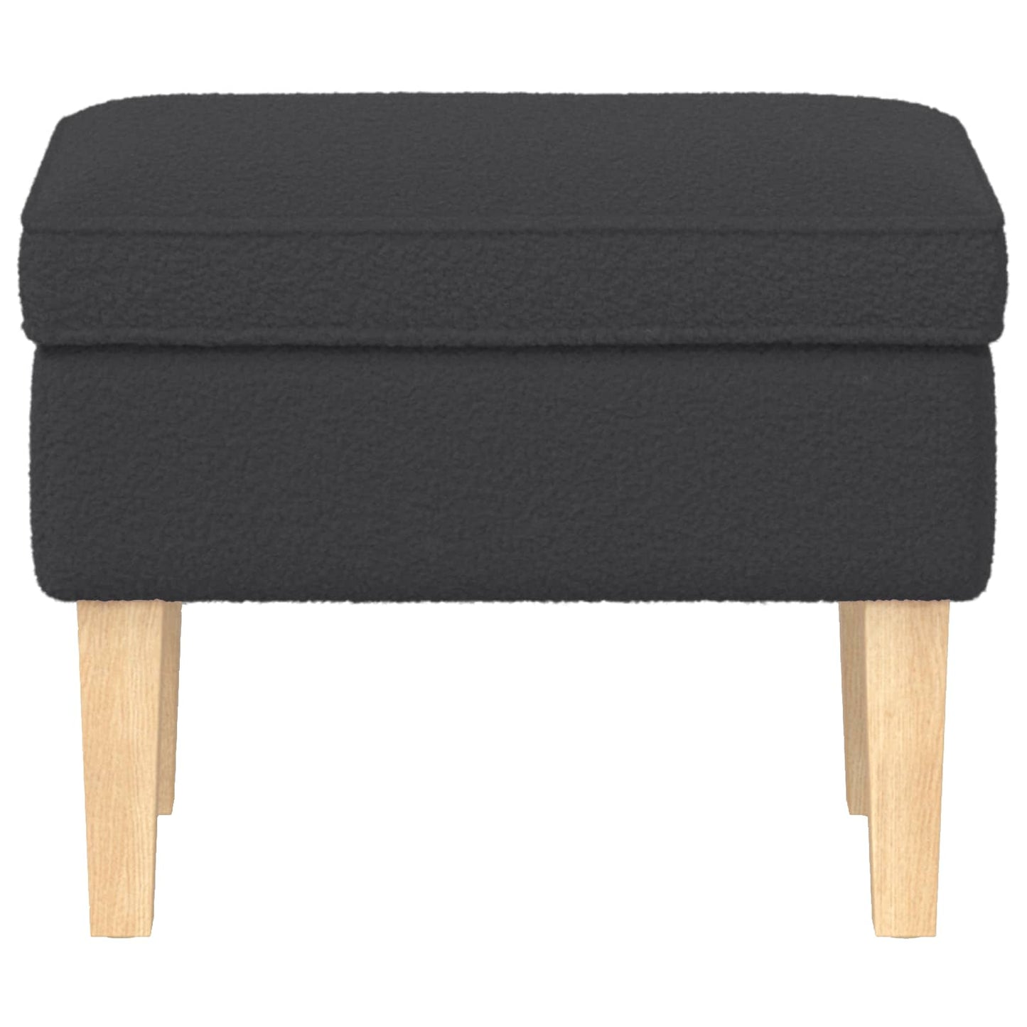 Voetenbank Donkergrijs 55 x 35 x 41 cm Bouclé is nu te koop bij PeponiXL, paradijselijk wonen!