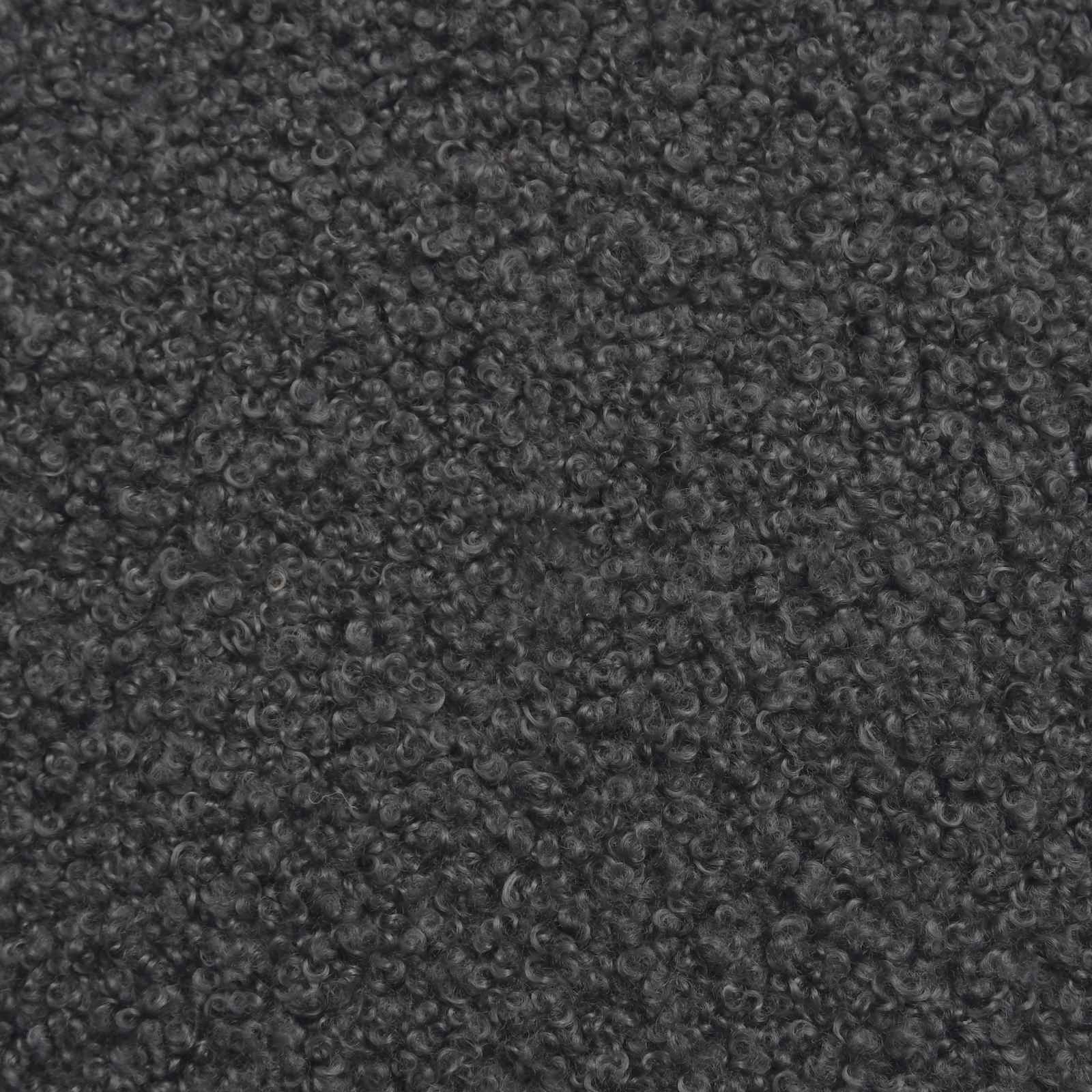 Voetenbank Donkergrijs 55 x 35 x 41 cm Bouclé is nu te koop bij PeponiXL, paradijselijk wonen!