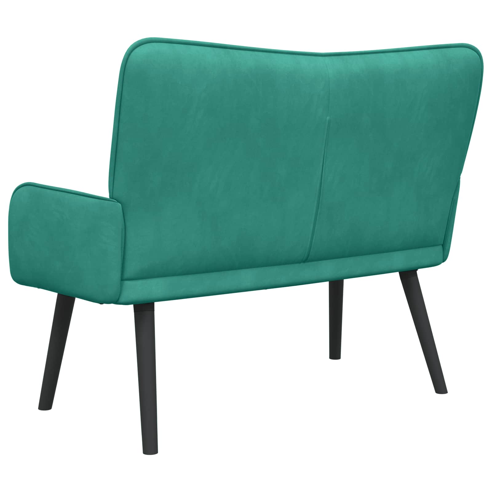 Twee Persoons Sofa Turquoise 115 x 61 x 87 cm Fluweel is nu te koop bij PeponiXL, paradijselijk wonen!