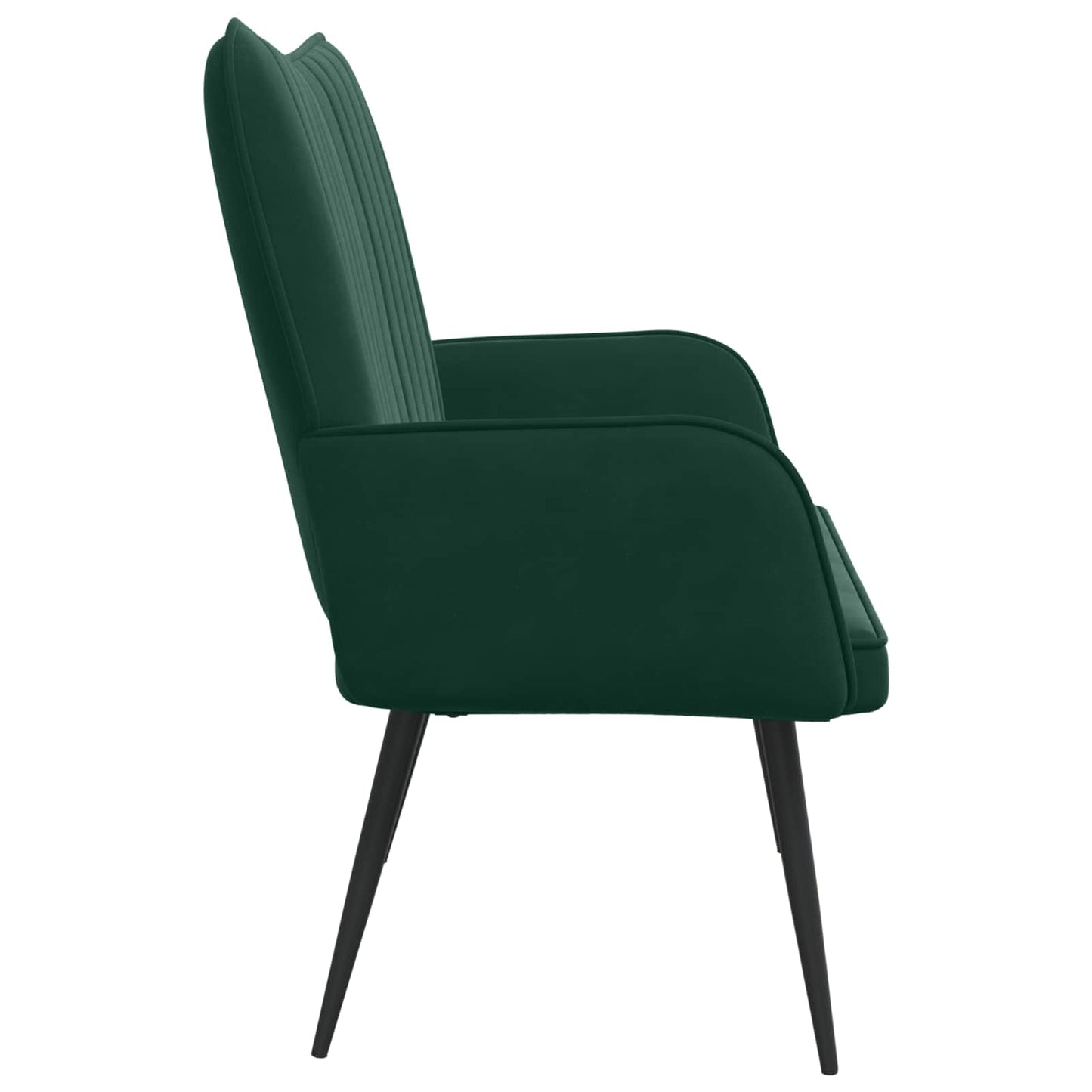 Twee Persoons Sofa Donkergroen 115 x 61 x 87 cm Fluweel is nu te koop bij PeponiXL, paradijselijk wonen!