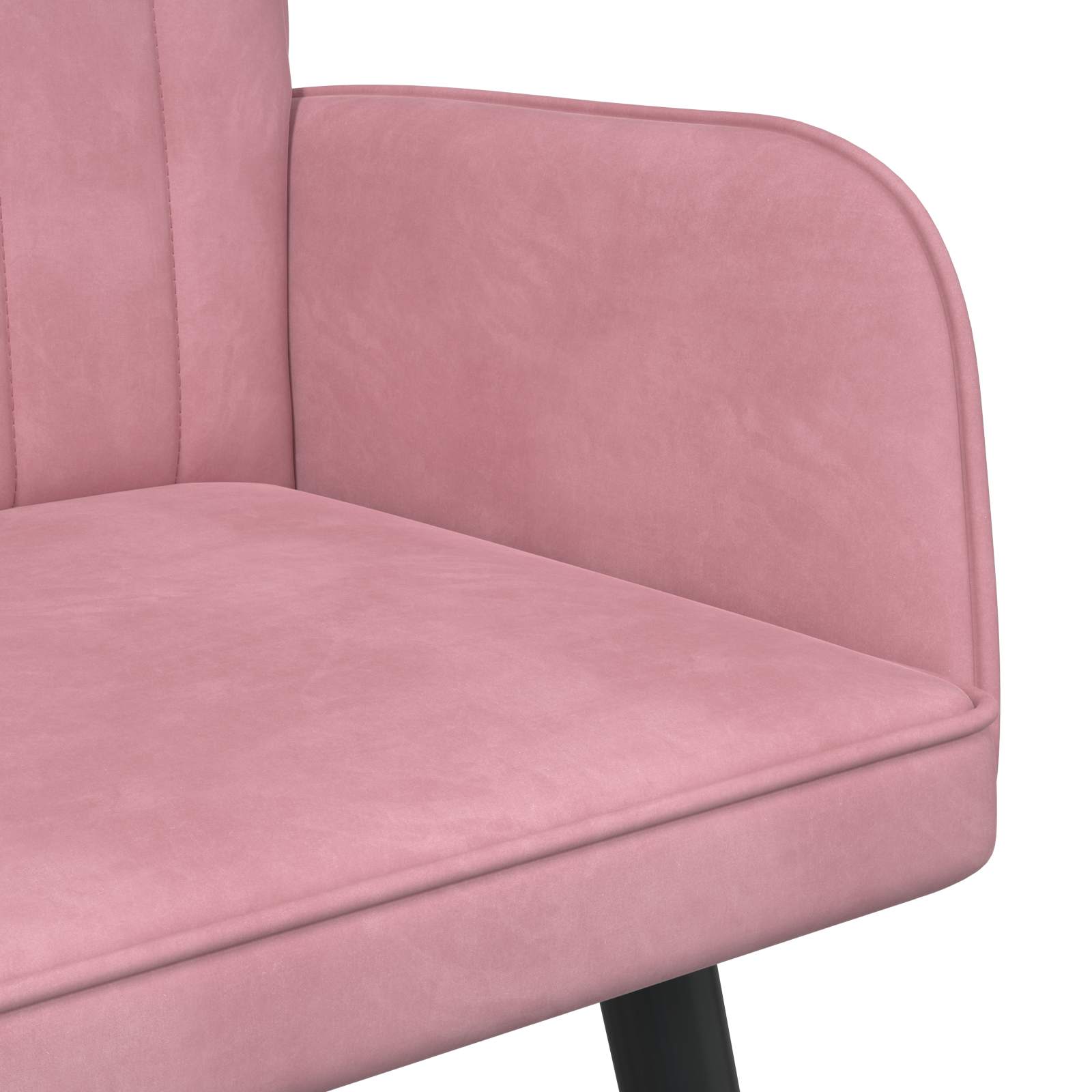 Twee Persoons Sofa Roze 115 x 61 x 87 cm Fluweel is nu te koop bij PeponiXL, paradijselijk wonen!