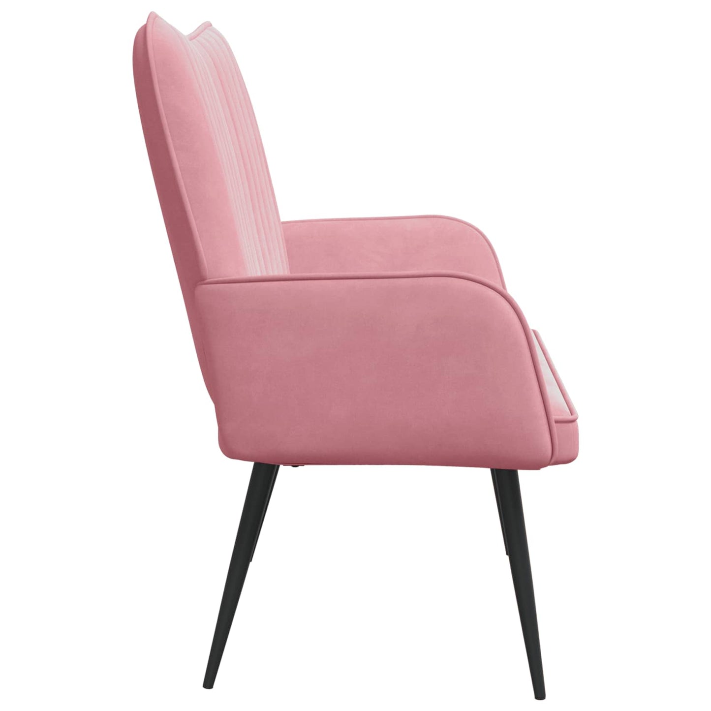 Twee Persoons Sofa Roze 115 x 61 x 87 cm Fluweel is nu te koop bij PeponiXL, paradijselijk wonen!
