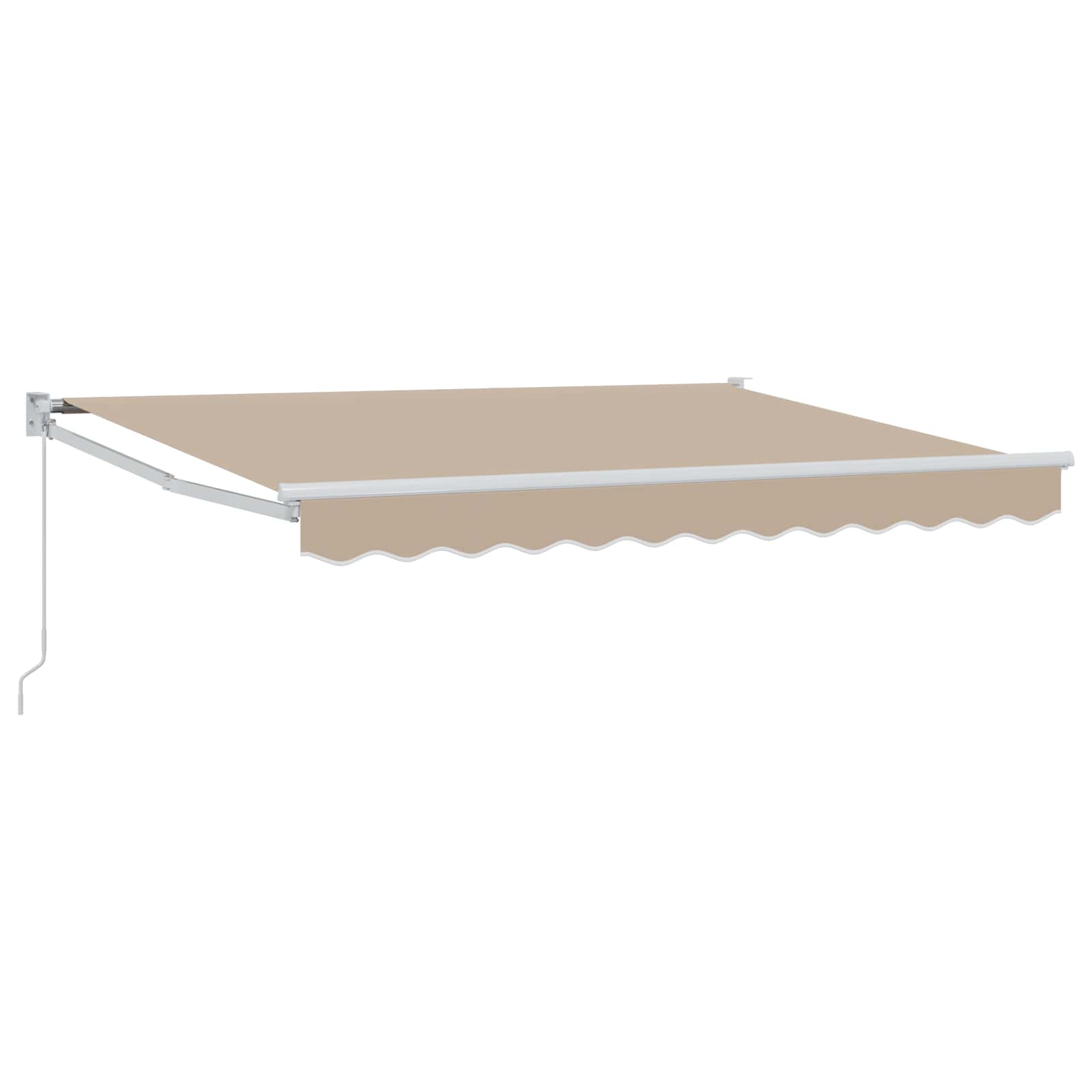 Uitschuifbare luifel Beige 3,5 x 2 m is nu te koop bij PeponiXL, paradijselijk wonen!