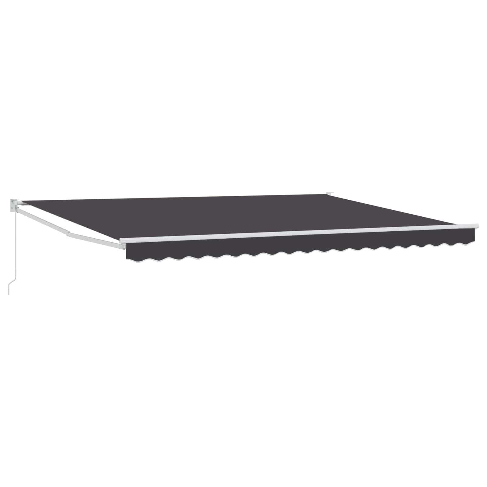 Uitschuifbare luifel Antracietkleurig 4 x 2 m is nu te koop bij PeponiXL, paradijselijk wonen!