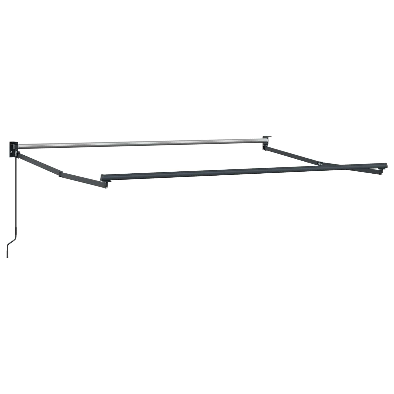 Uitschuifbare luifel Bruin 3 x 2 m 100% Polyester en Aluminium is nu te koop bij PeponiXL, paradijselijk wonen!