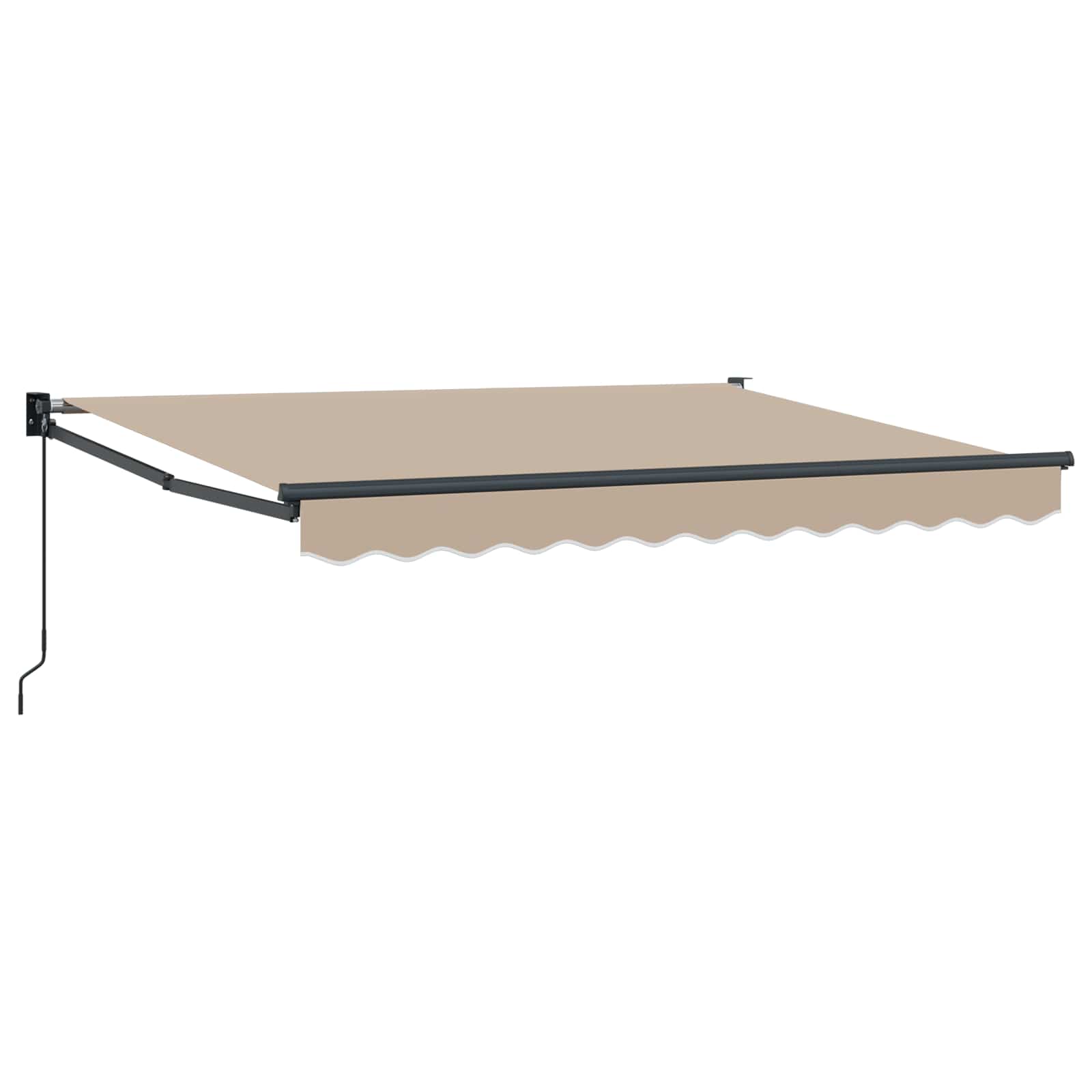 Uitschuifbare luifel Beige 3 x 2 m 100% Polyester en Aluminium is nu te koop bij PeponiXL, paradijselijk wonen!