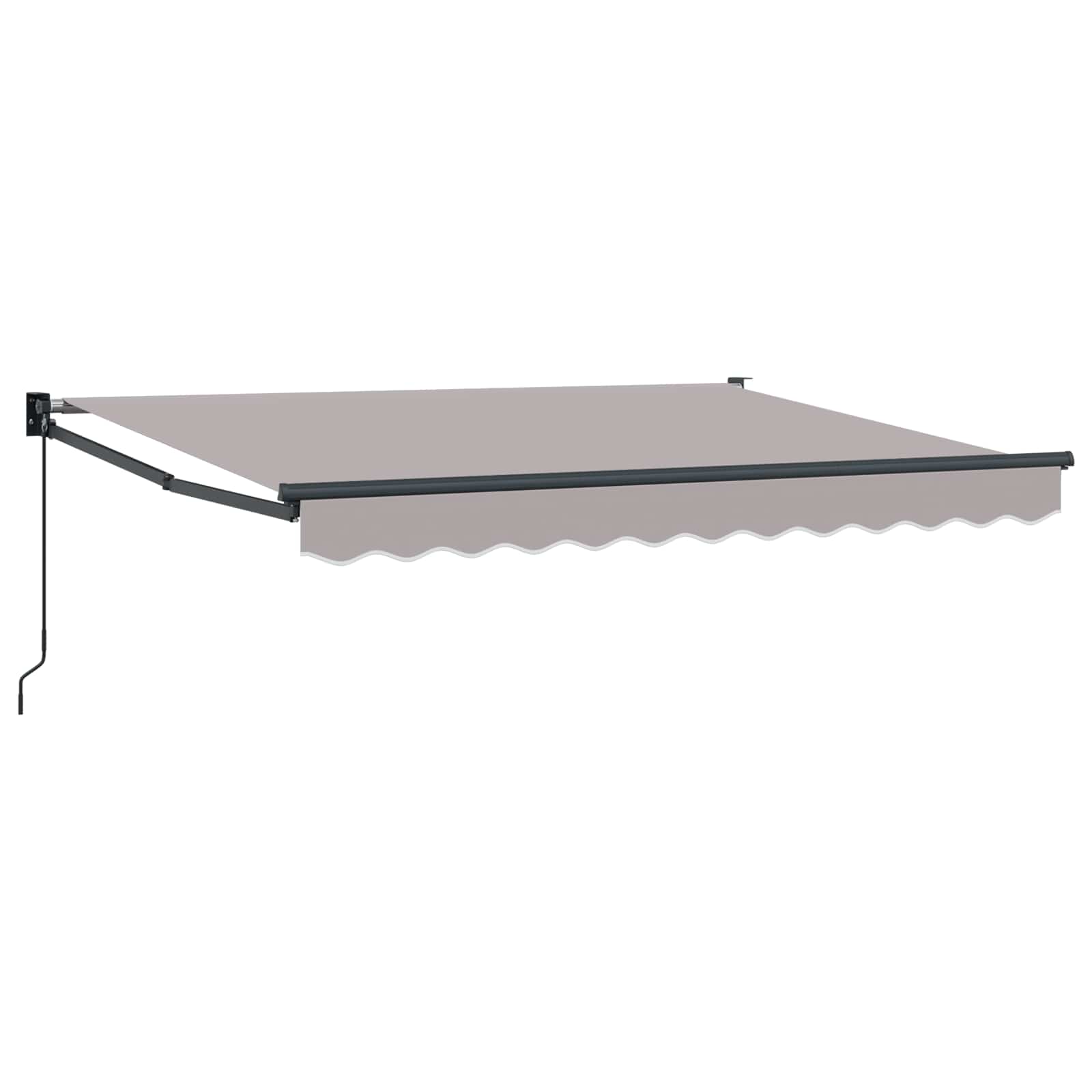 Uitschuifbare luifel Lichtgrijs 3,5 x 2 m is nu te koop bij PeponiXL, paradijselijk wonen!