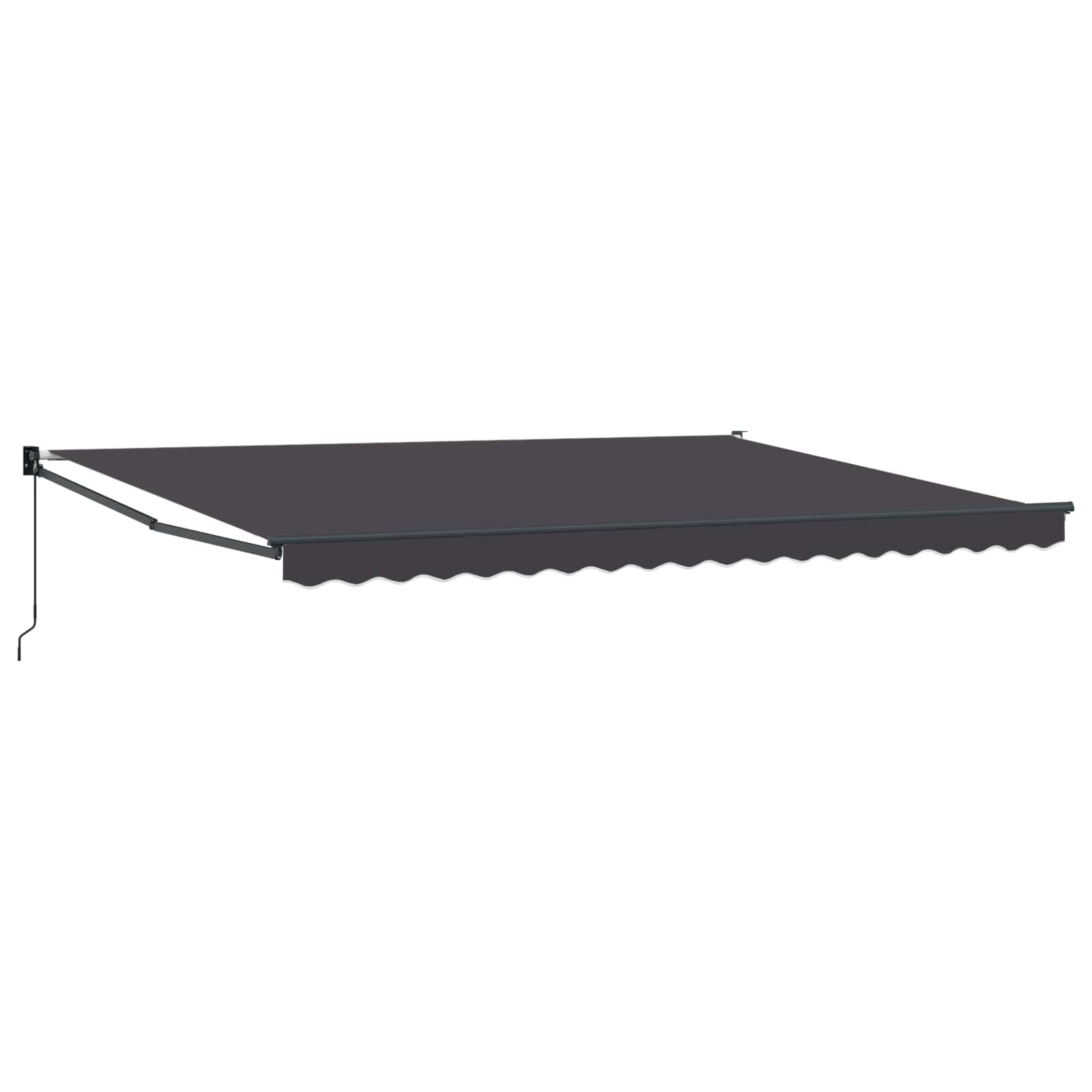Uitschuifbare luifel Antracietkleurig 4 x 2 m is nu te koop bij PeponiXL, paradijselijk wonen!