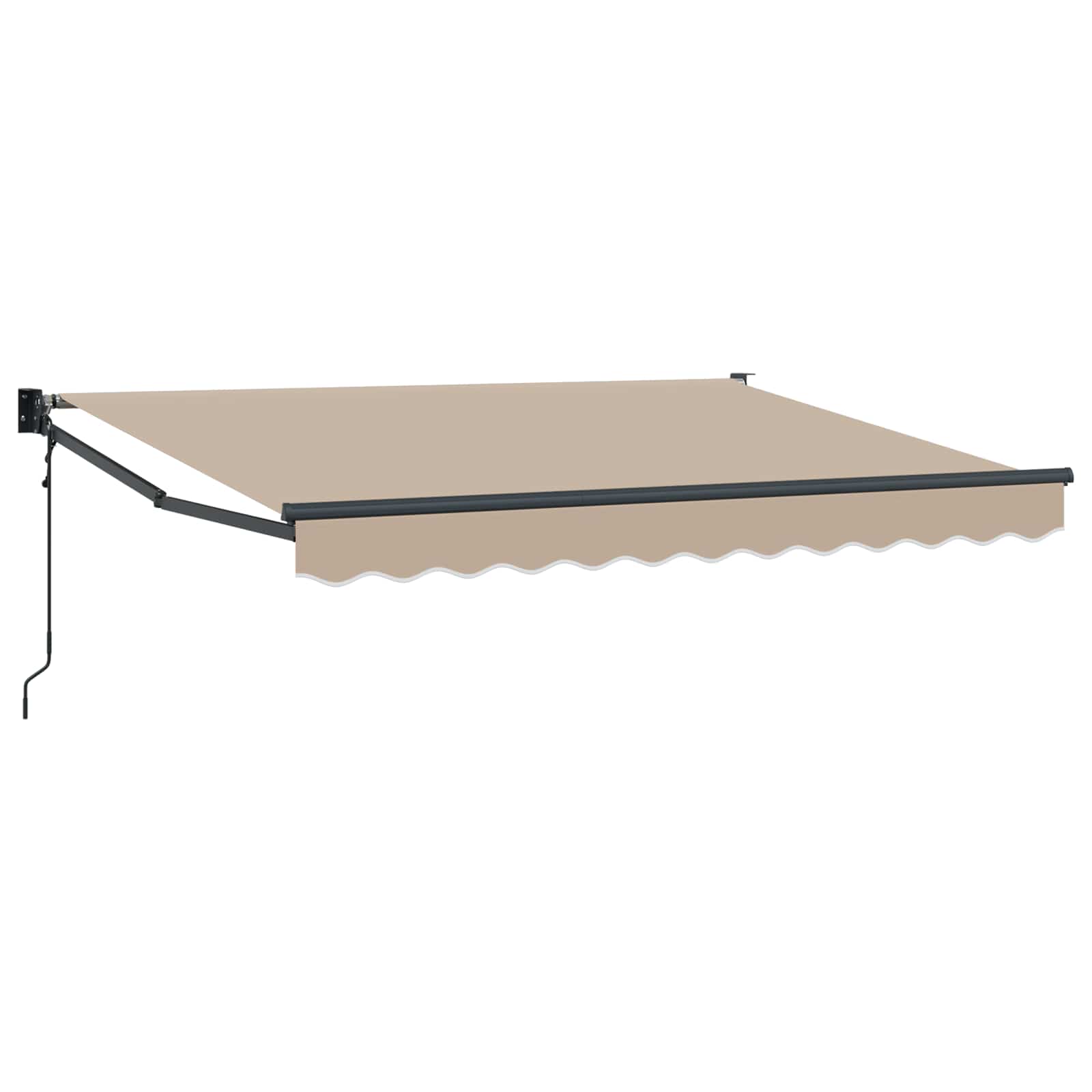Elektrisch Uittrekbaar Zonnescherm Beige 2,5 x 2 m is nu te koop bij PeponiXL, paradijselijk wonen!
