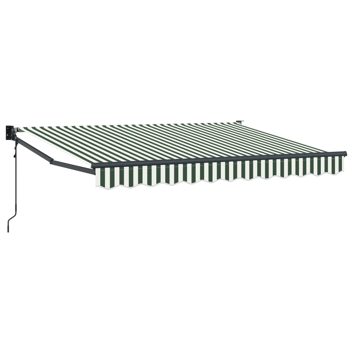 Markies Groen en Wit 2,5 x 2 m Polyester en Metaal