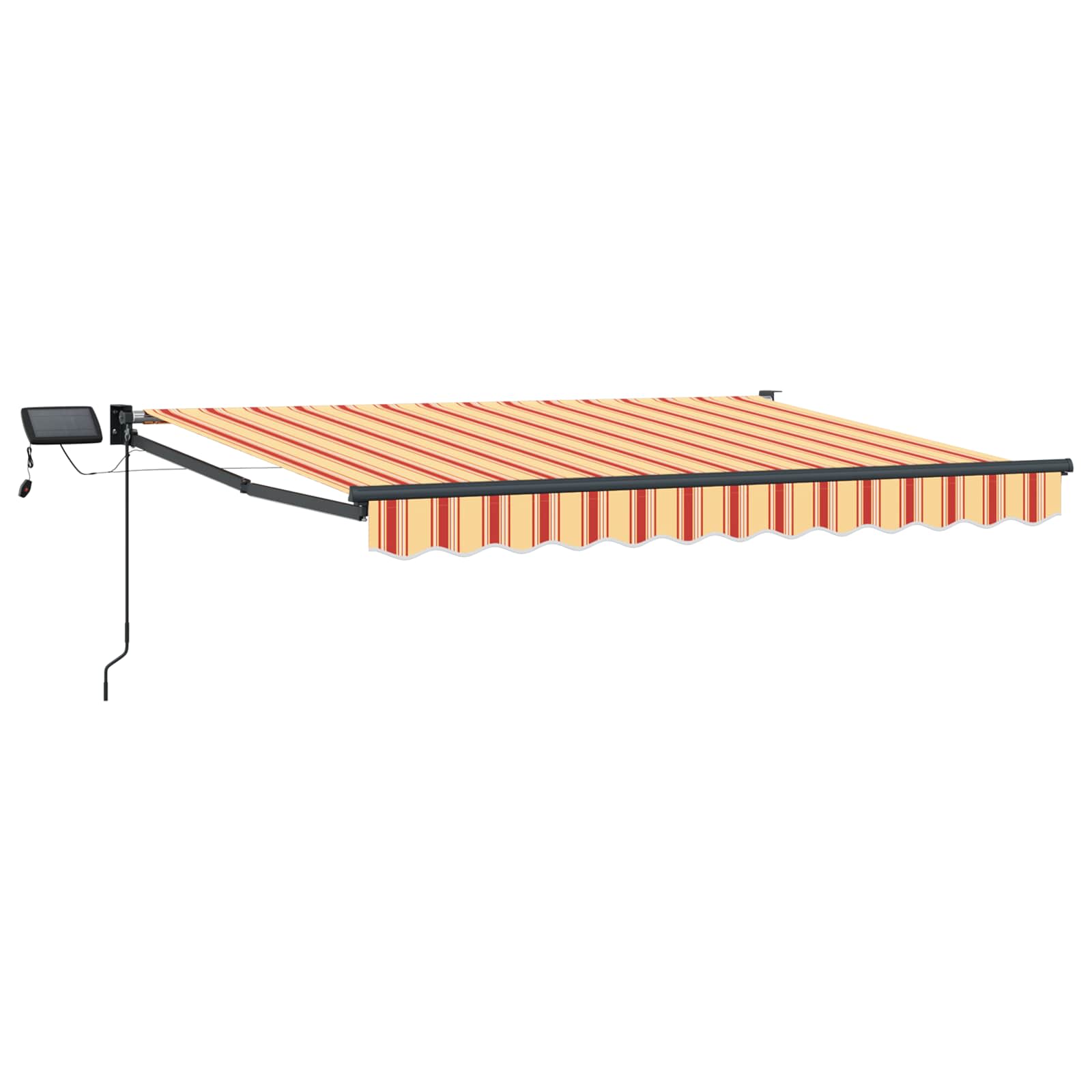 Handbediende luifel met LED's Multikleur 3 x 2 m is nu te koop bij PeponiXL, paradijselijk wonen!