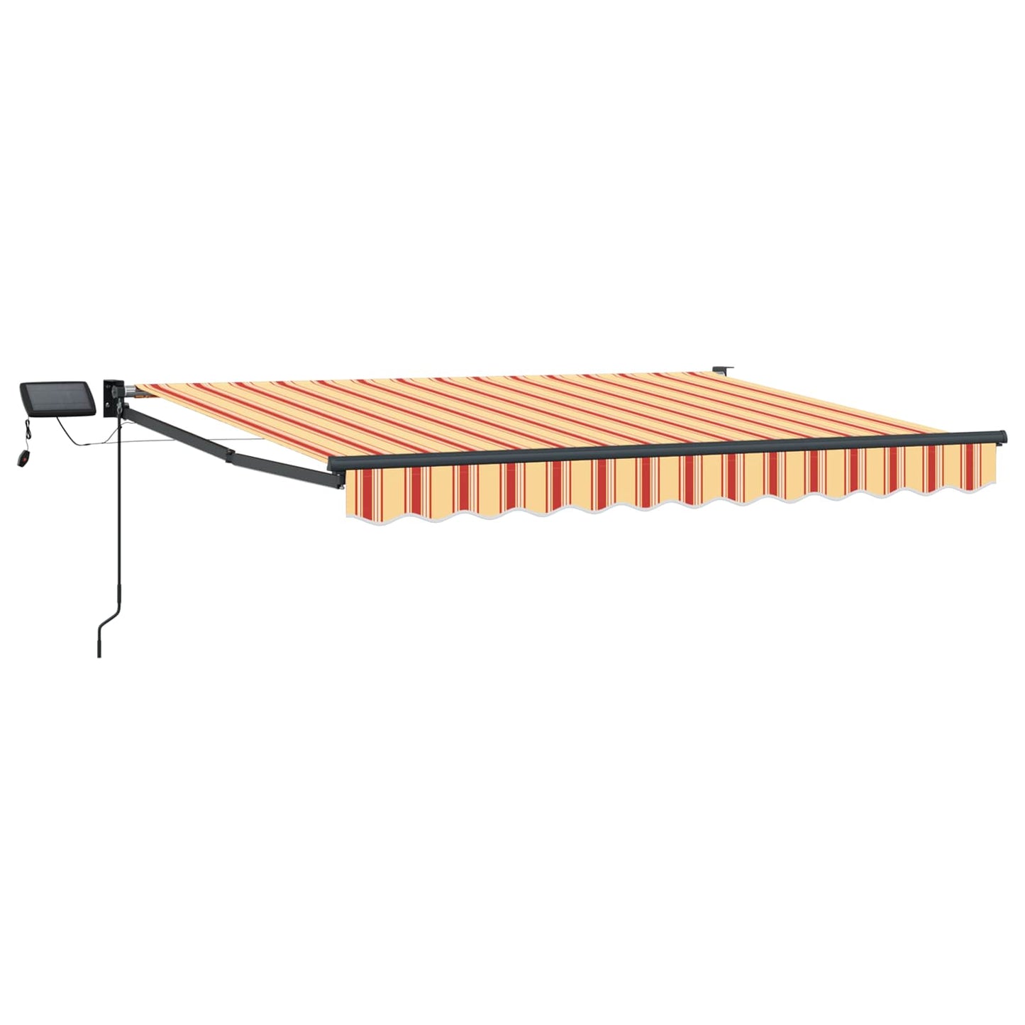 Handbediende luifel met LED's Multikleur 3 x 2,5 m is nu te koop bij PeponiXL, paradijselijk wonen!