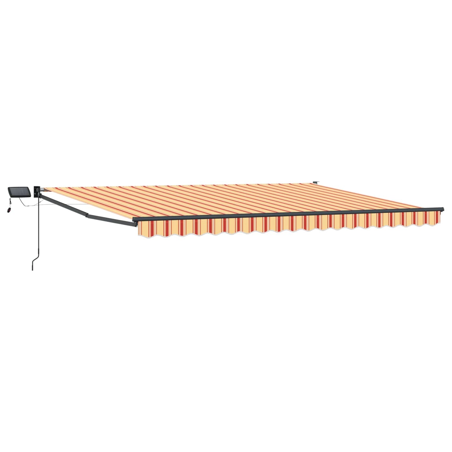 Handbediende luifel met LED's Multikleur 4,5 × 3 m is nu te koop bij PeponiXL, paradijselijk wonen!
