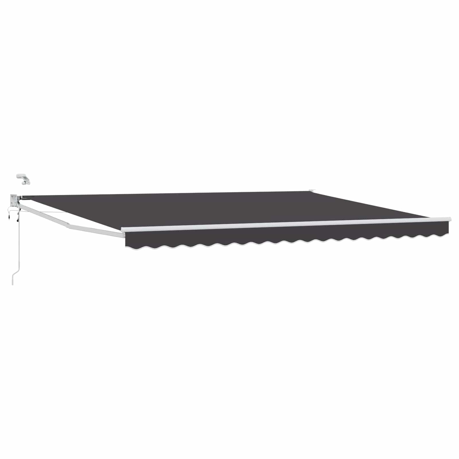 Elektrisch Uittrekbaar Zonnescherm Antraciet 4 x 2 m is nu te koop bij PeponiXL, paradijselijk wonen!