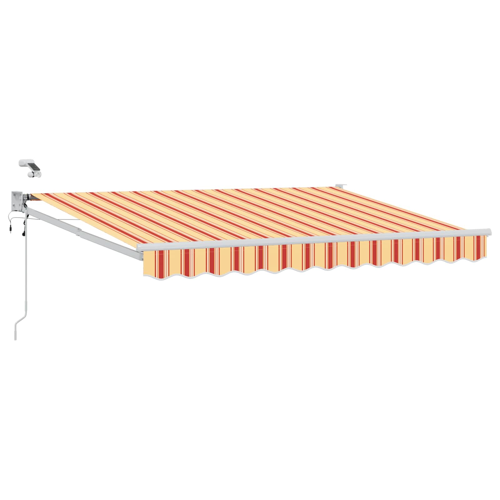 Elektrisch Uittrekbaar Zonnescherm Multikleur 3,5 x 2,5 m is nu te koop bij PeponiXL, paradijselijk wonen!