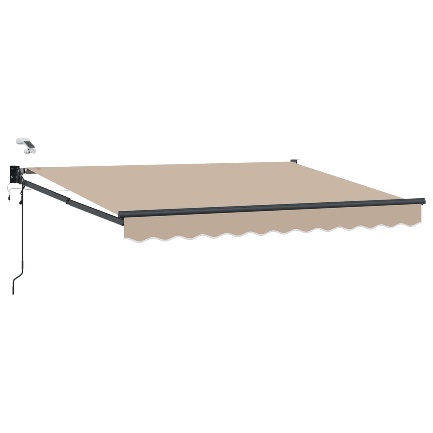 Elektrisch Uittrekbaar Zonnescherm Beige 2,5 x 2 m is nu te koop bij PeponiXL, paradijselijk wonen!