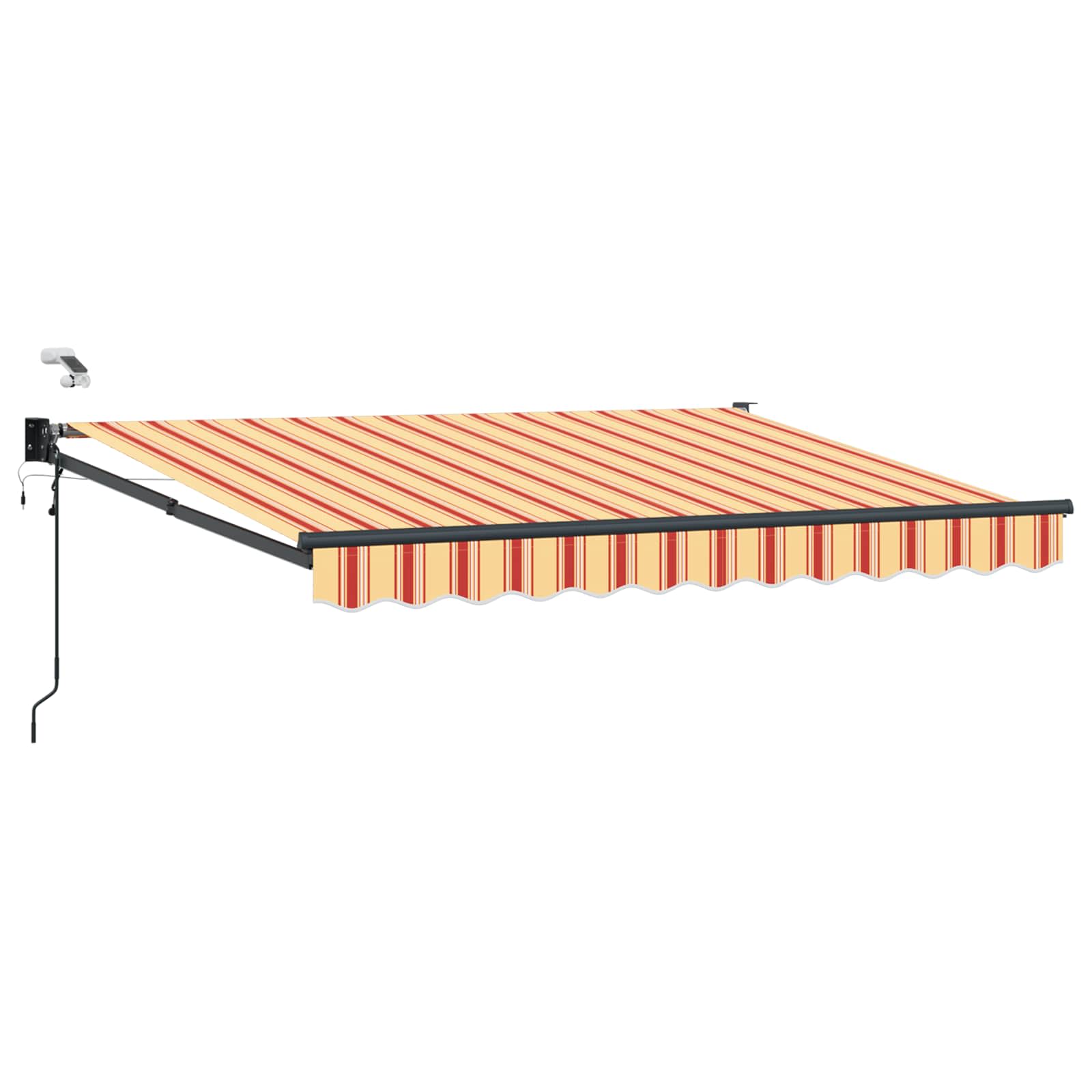 Elektrisch Uittrekbaar Zonnescherm Multikleur 3 x 2,5 m is nu te koop bij PeponiXL, paradijselijk wonen!
