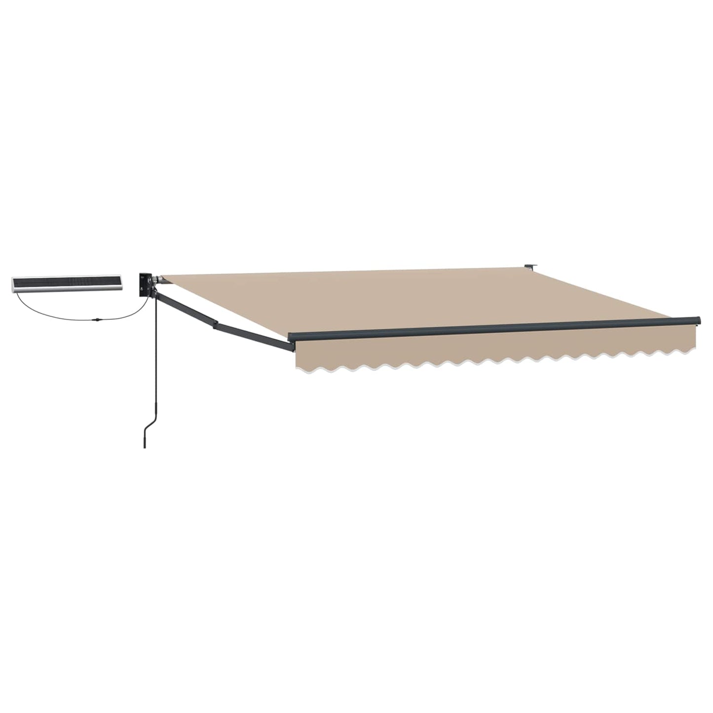 Elektrisch Uittrekbaar Zonnescherm Beige en Antraciet 3 x 2 m is nu te koop bij PeponiXL, paradijselijk wonen!