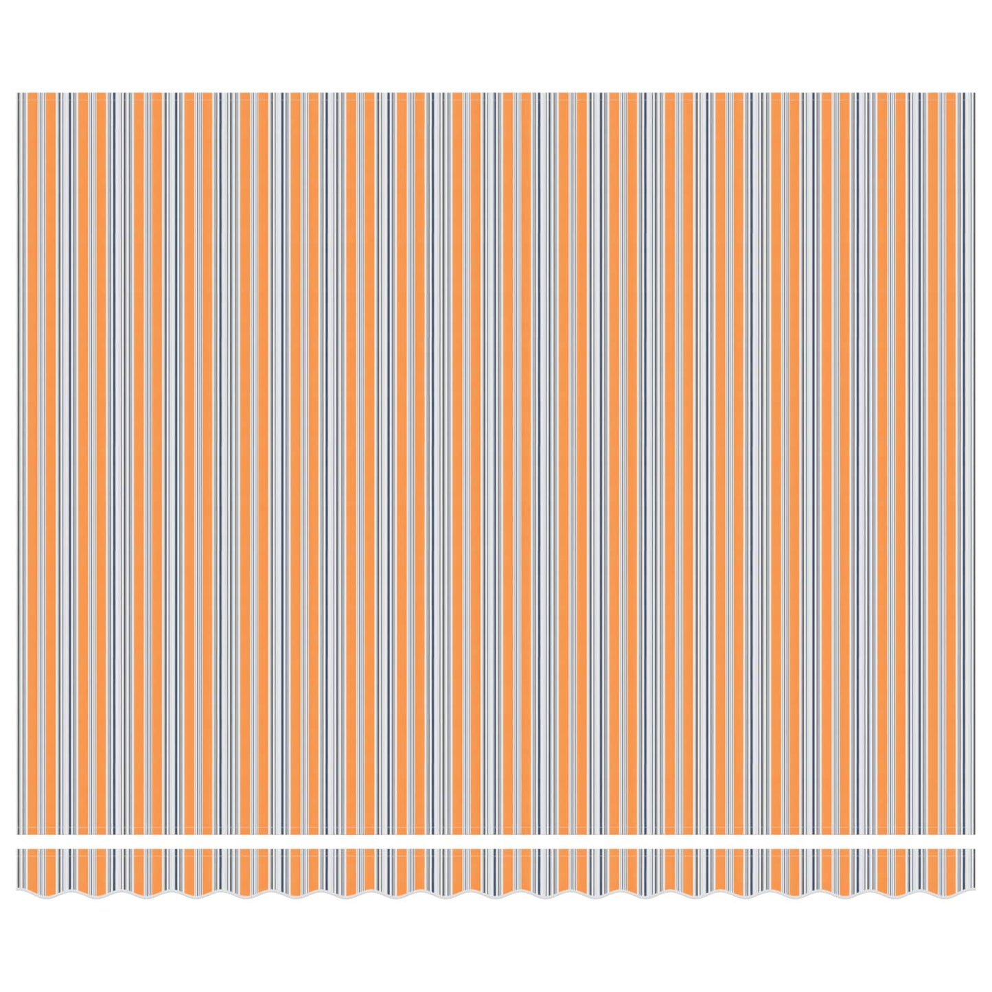 Inklapbaar Zonnescherm Oranje en Grijs 400 × 300 cm is nu te koop bij PeponiXL, paradijselijk wonen!