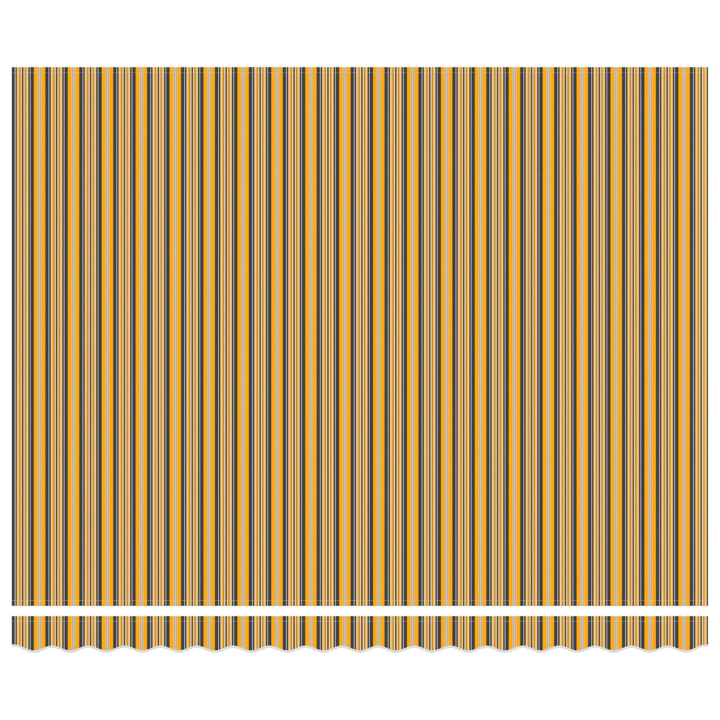Inklapbaar Zonnescherm Geel en Grijs 400 × 300 cm is nu te koop bij PeponiXL, paradijselijk wonen!