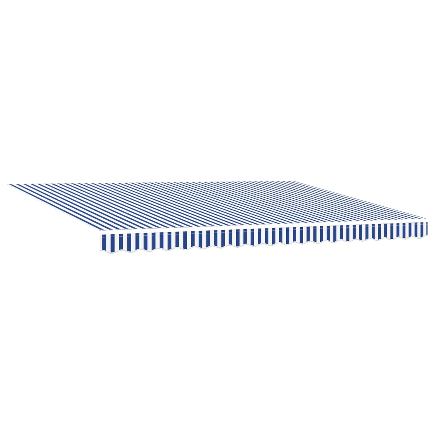 Handmatig uitschuifbare luifel Blauw en Wit 5 × 3,5 m is nu te koop bij PeponiXL, paradijselijk wonen!