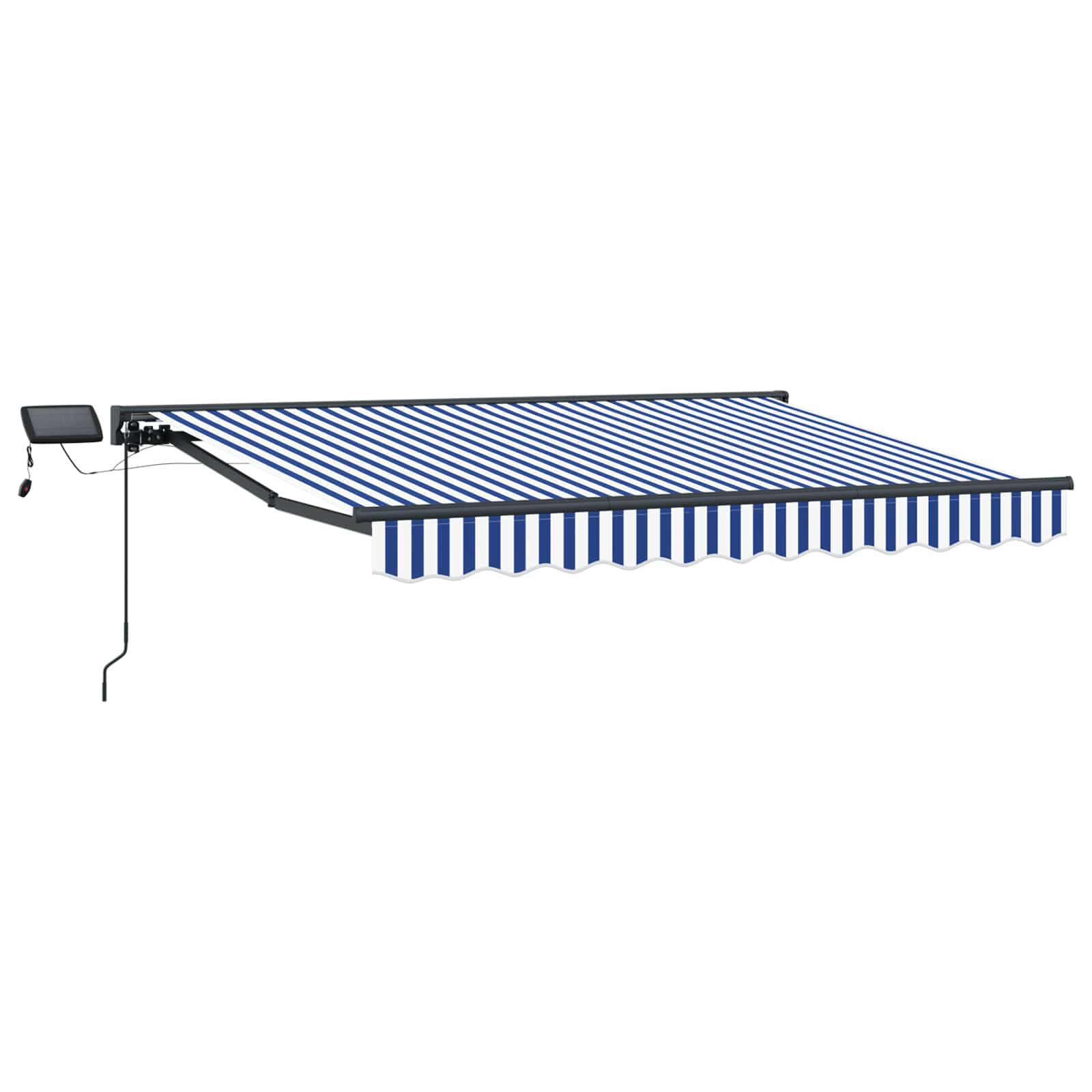 Handmatige Luifelhouder met LED's 3 x 2 m is nu te koop bij PeponiXL, paradijselijk wonen!