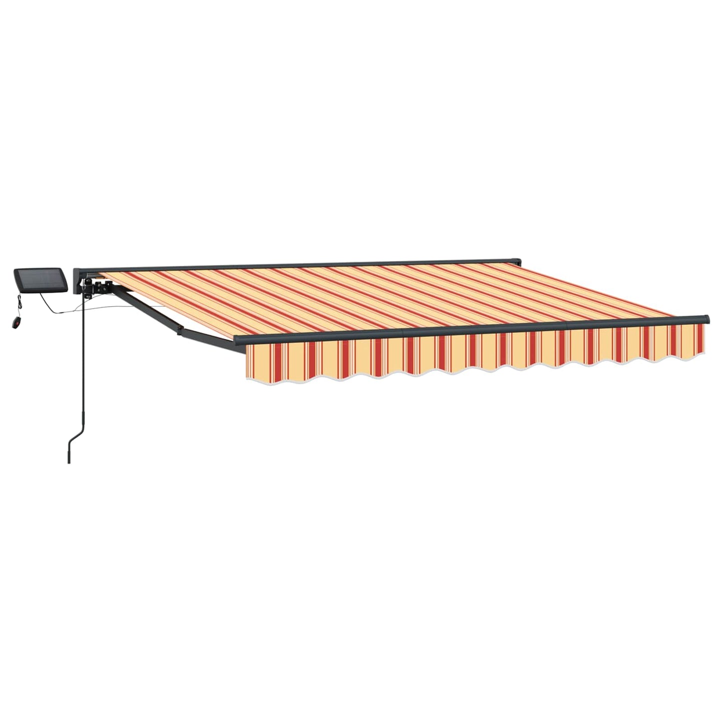 Handmatige Luifelhouder met LED's 3,5 x 2,5 m is nu te koop bij PeponiXL, paradijselijk wonen!