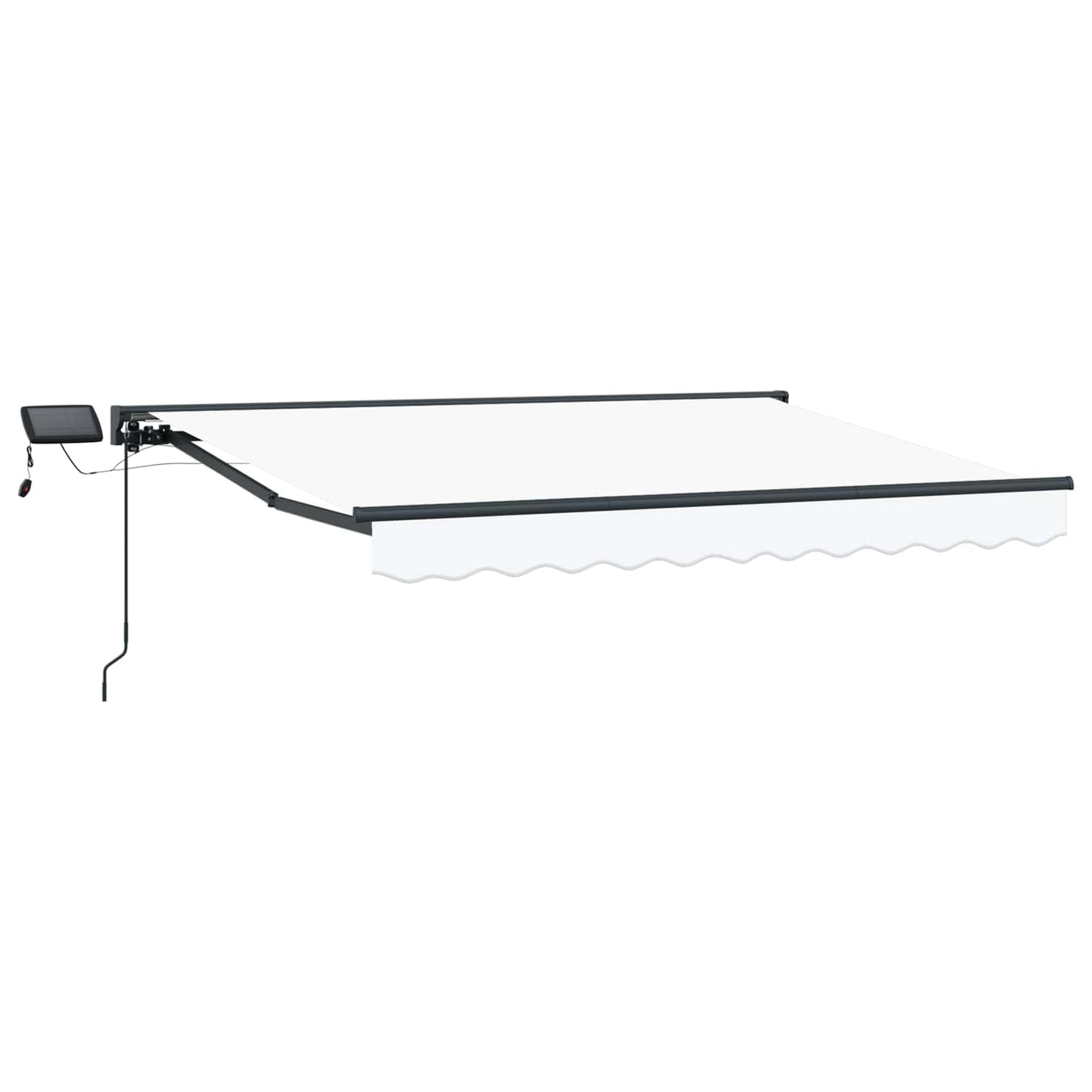 Handmatige Luifelhouder met LED's 3,5 x 2,5 m is nu te koop bij PeponiXL, paradijselijk wonen!