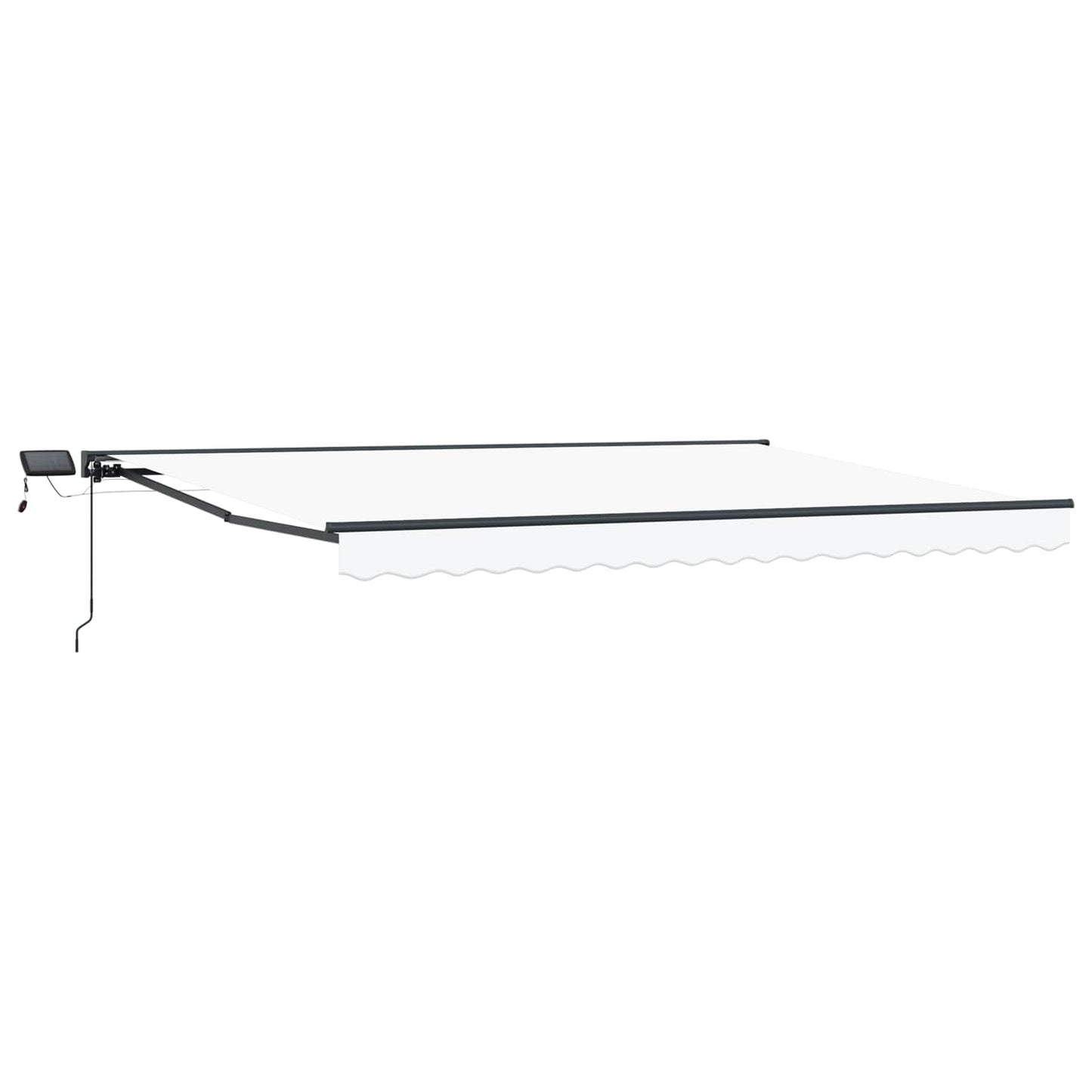 Handmatige Luifelhouder met LED's 4 × 3 m is nu te koop bij PeponiXL, paradijselijk wonen!