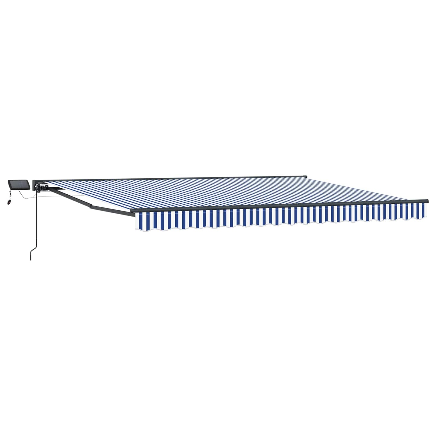Handmatige Luifelhouder met LED's 5 x 3 m is nu te koop bij PeponiXL, paradijselijk wonen!