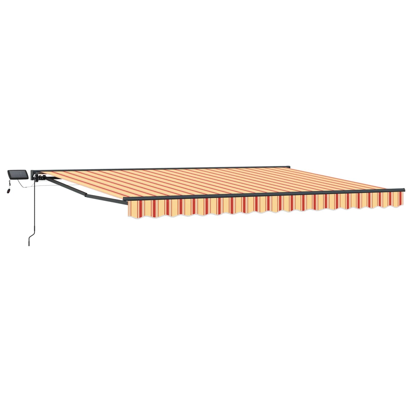Handmatige Luifelhouder met LED's 5 × 3,5 m is nu te koop bij PeponiXL, paradijselijk wonen!