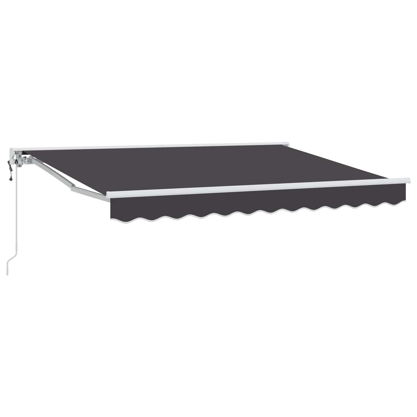 Elektrisch Uittrekbaar Zonnescherm Antracietkleurig 3,5 x 2,5 m is nu te koop bij PeponiXL, paradijselijk wonen!