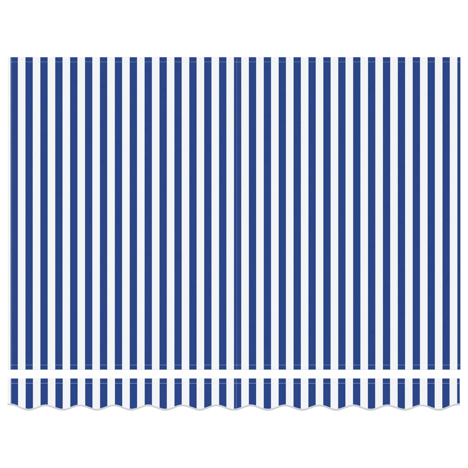 Elektrisch Uittrekbaar Zonnescherm Blauw en Wit 3 x 2 m is nu te koop bij PeponiXL, paradijselijk wonen!