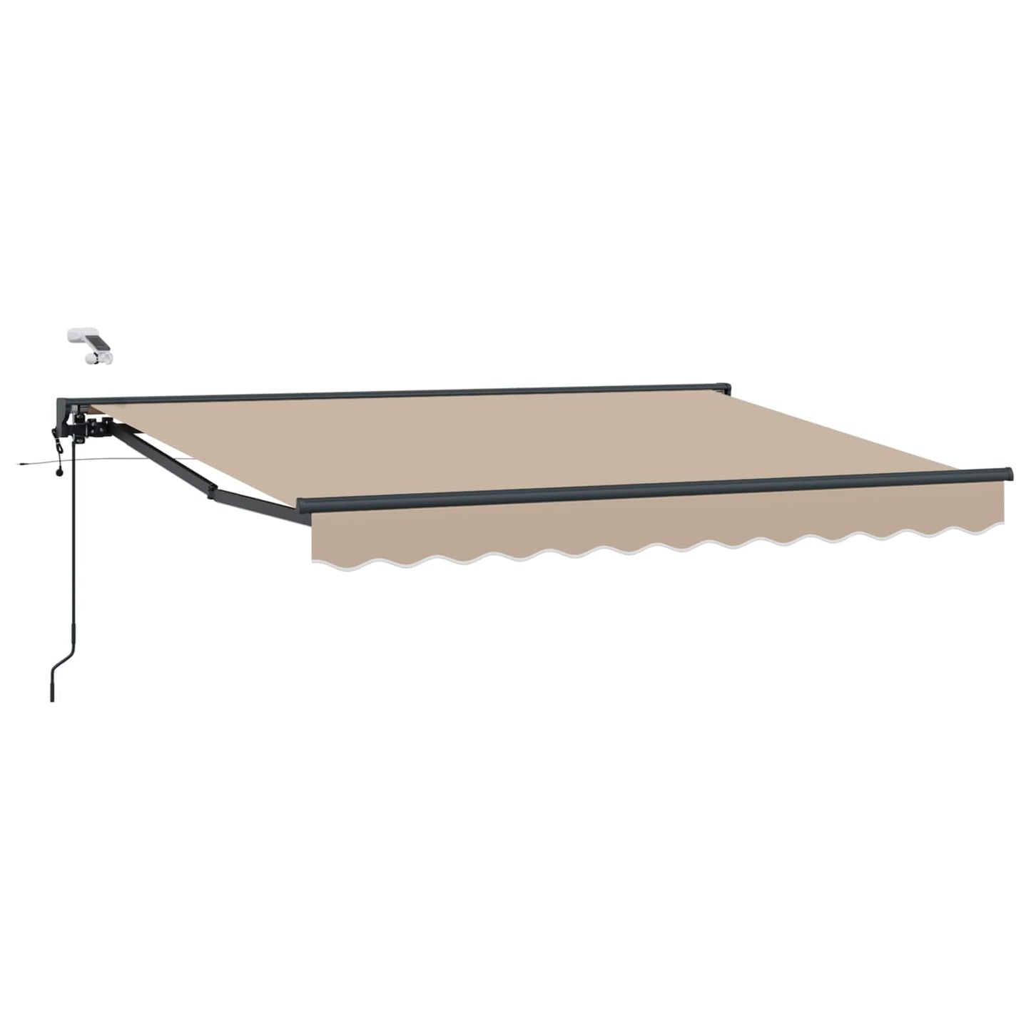 Elektrisch Uittrekbaar Zonnescherm Beige en Antraciet 3 x 2 m is nu te koop bij PeponiXL, paradijselijk wonen!