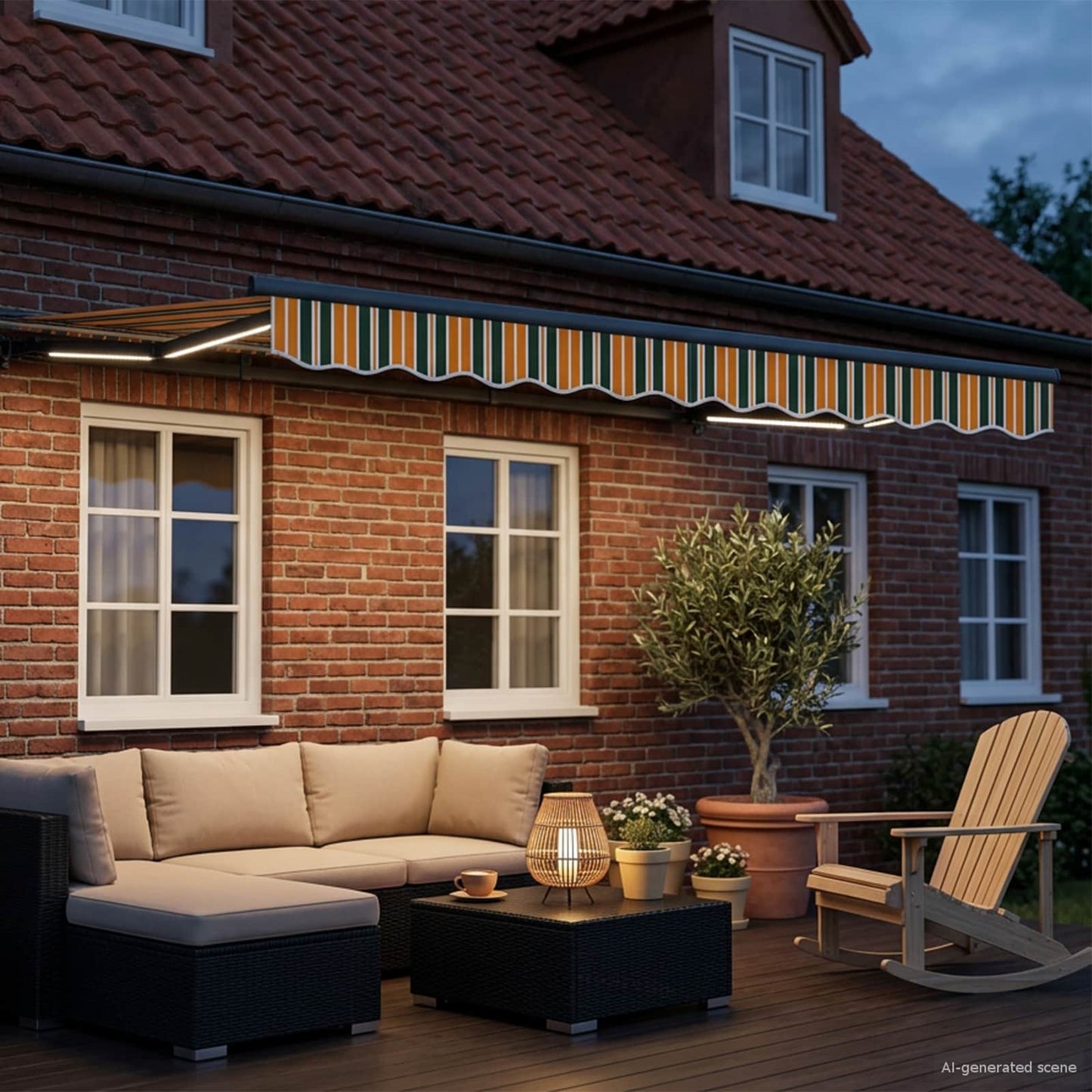 Elektrisch Uittrekbaar Zonnescherm 3,5 x 2,5 m is nu te koop bij PeponiXL, paradijselijk wonen!