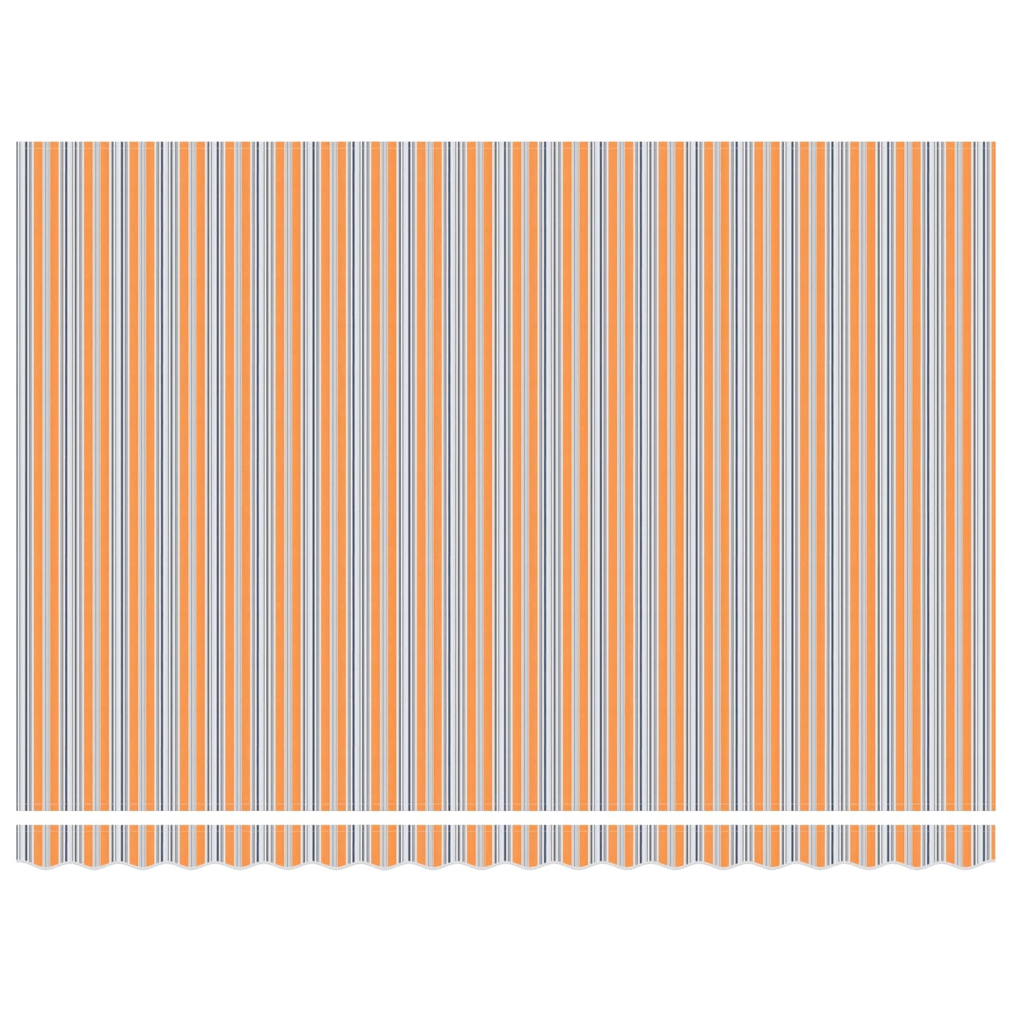 Elektrisch Uittrekbaar Zonnescherm Blauw, Oranje, Wit 4 × 3 m is nu te koop bij PeponiXL, paradijselijk wonen!