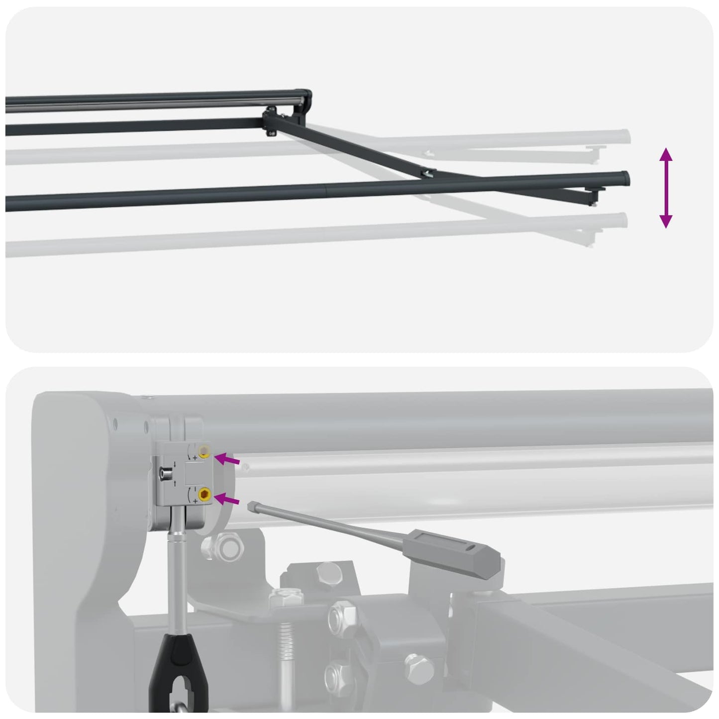 Elektrisch Uittrekbaar Zonnescherm Beige en Antraciet 2,5 x 2 m is nu te koop bij PeponiXL, paradijselijk wonen!