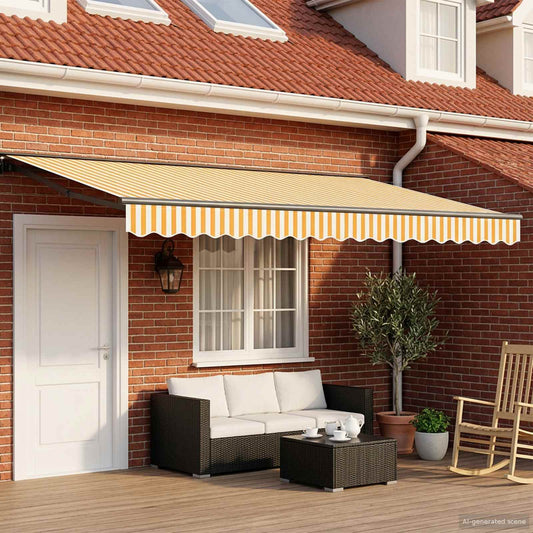 Elektrisch Uittrekbaar Zonnescherm 4 x 2 m is nu te koop bij PeponiXL, paradijselijk wonen!